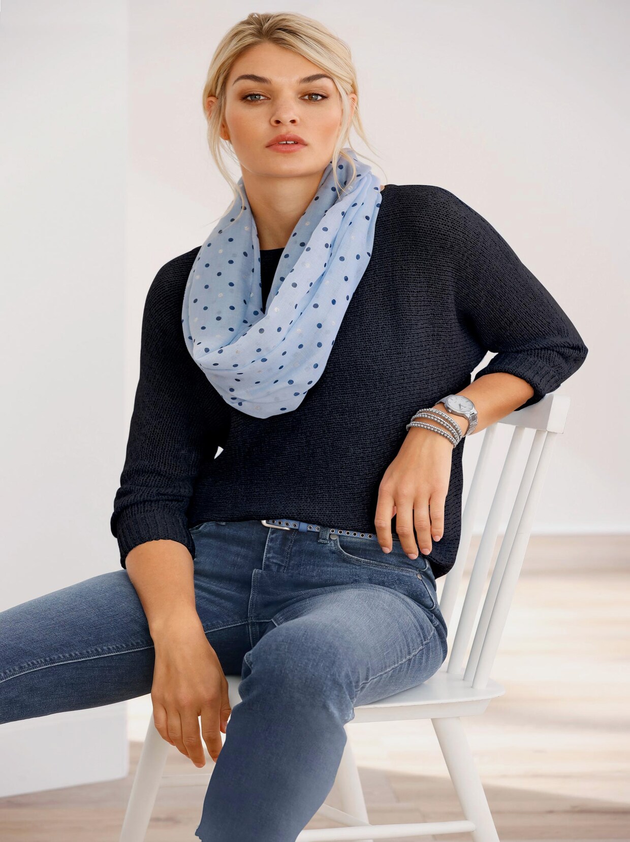 Linea Tesini Pullover - marine