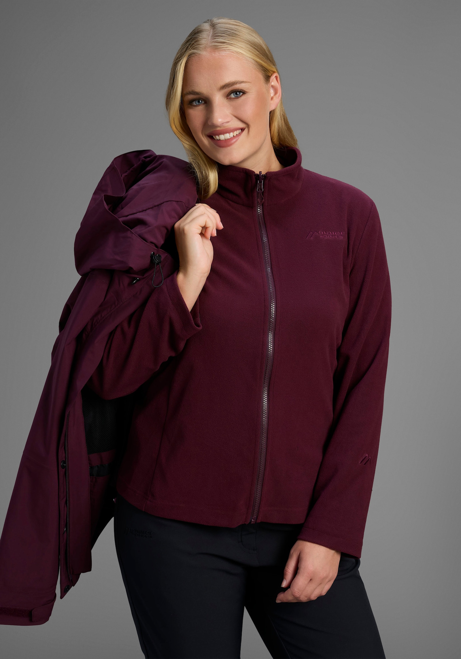 Maier Sports Doppeljacke - rich soil