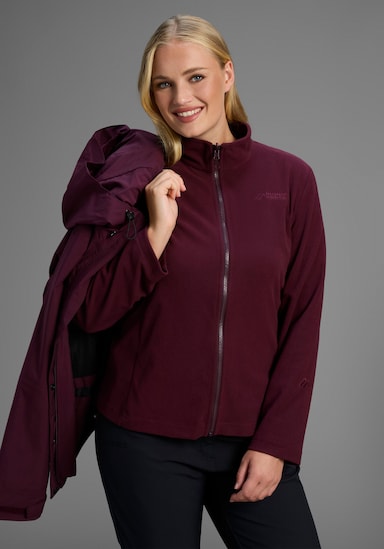 3-in-1-Funktionsjacke - rich soil