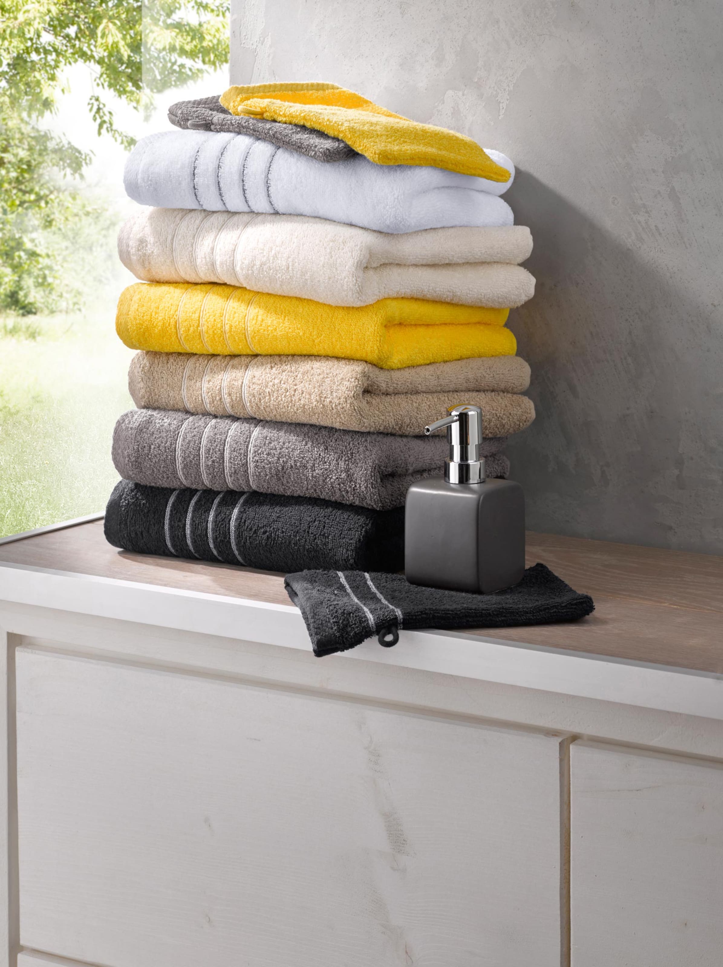 Heimtextilien Handtücher wäschepur Handtuch in gelb 