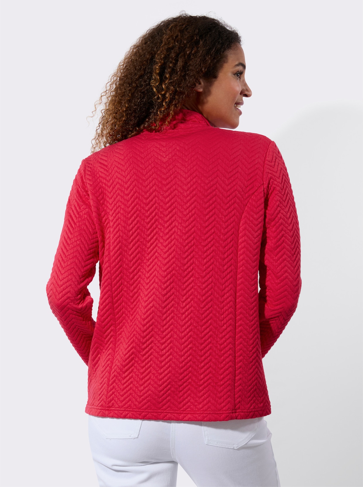 Shirtjacke - erdbeere