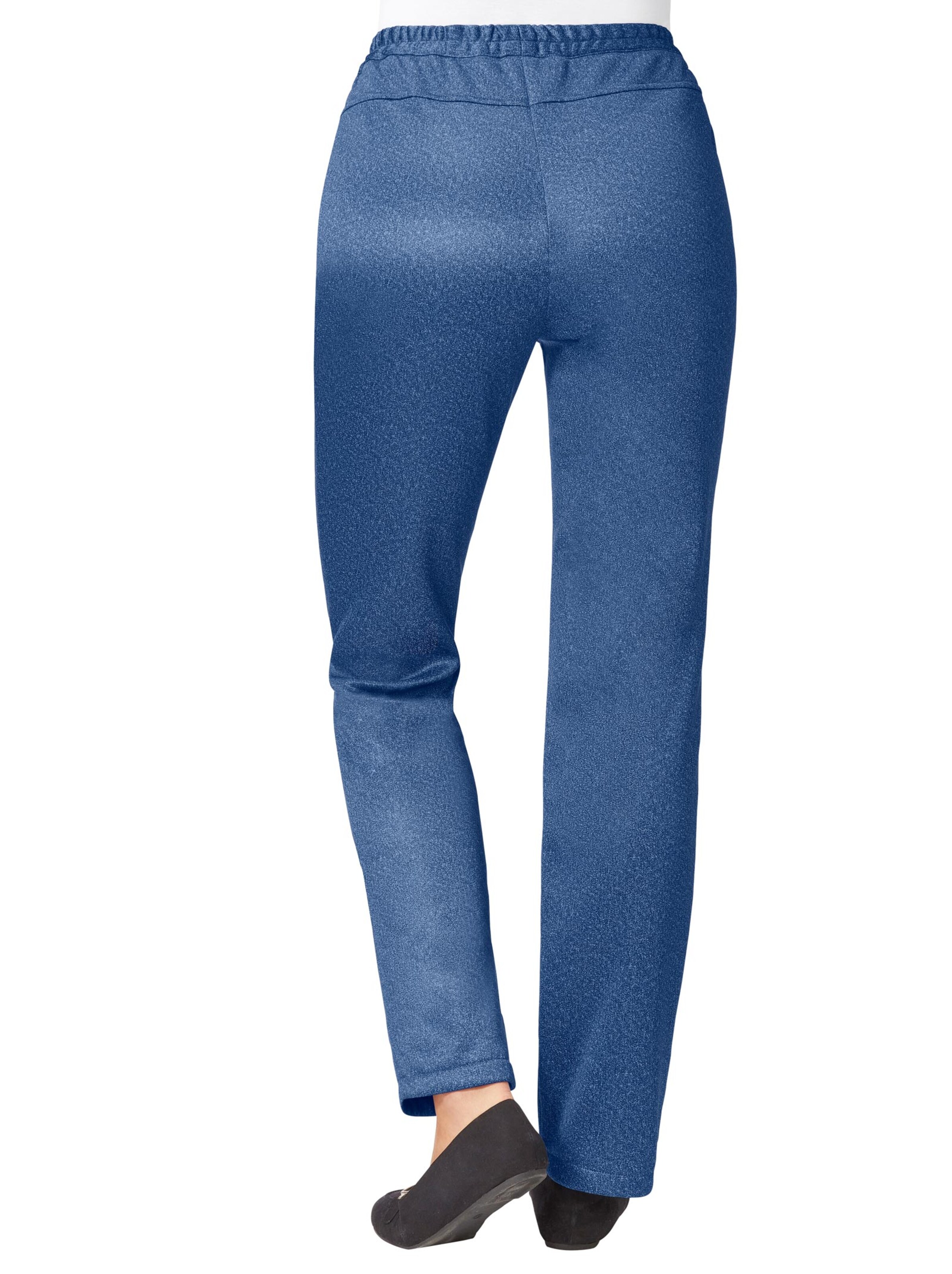 Softshell-Hose - blau-bedruckt