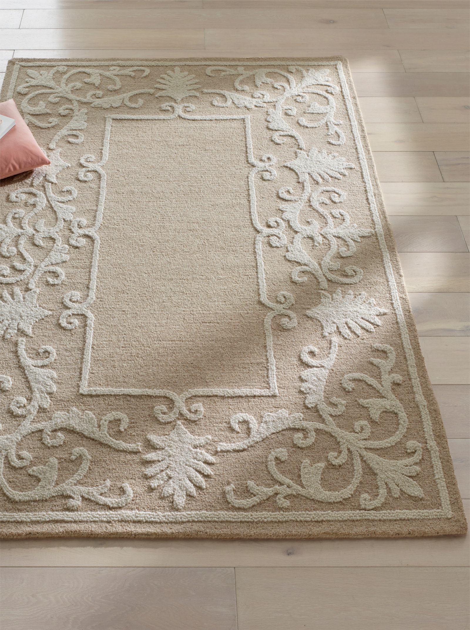 heine home Teppich - beige-ecru-meliert