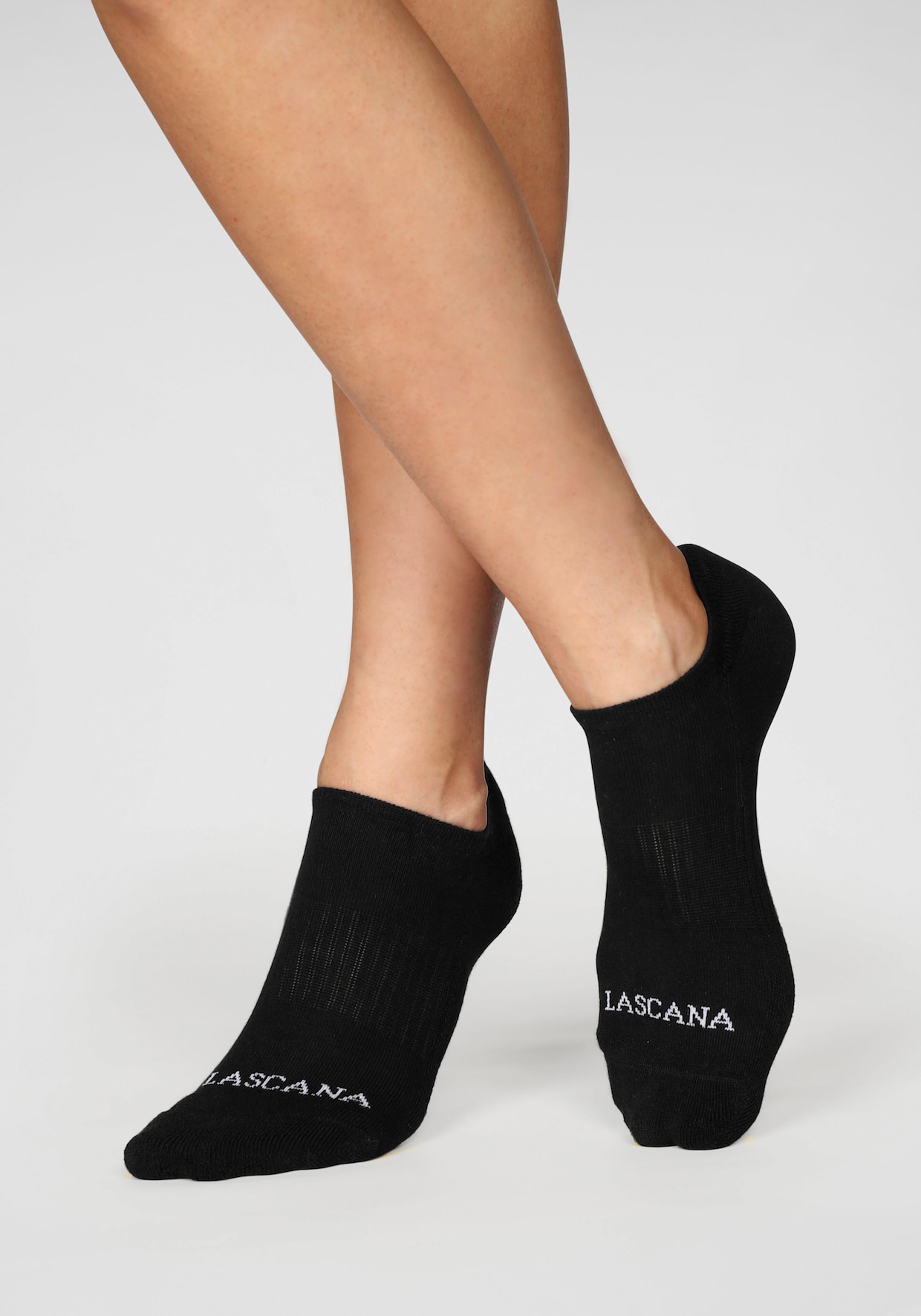 LASCANA ACTIVE Sneakersocken - 7x schwarz