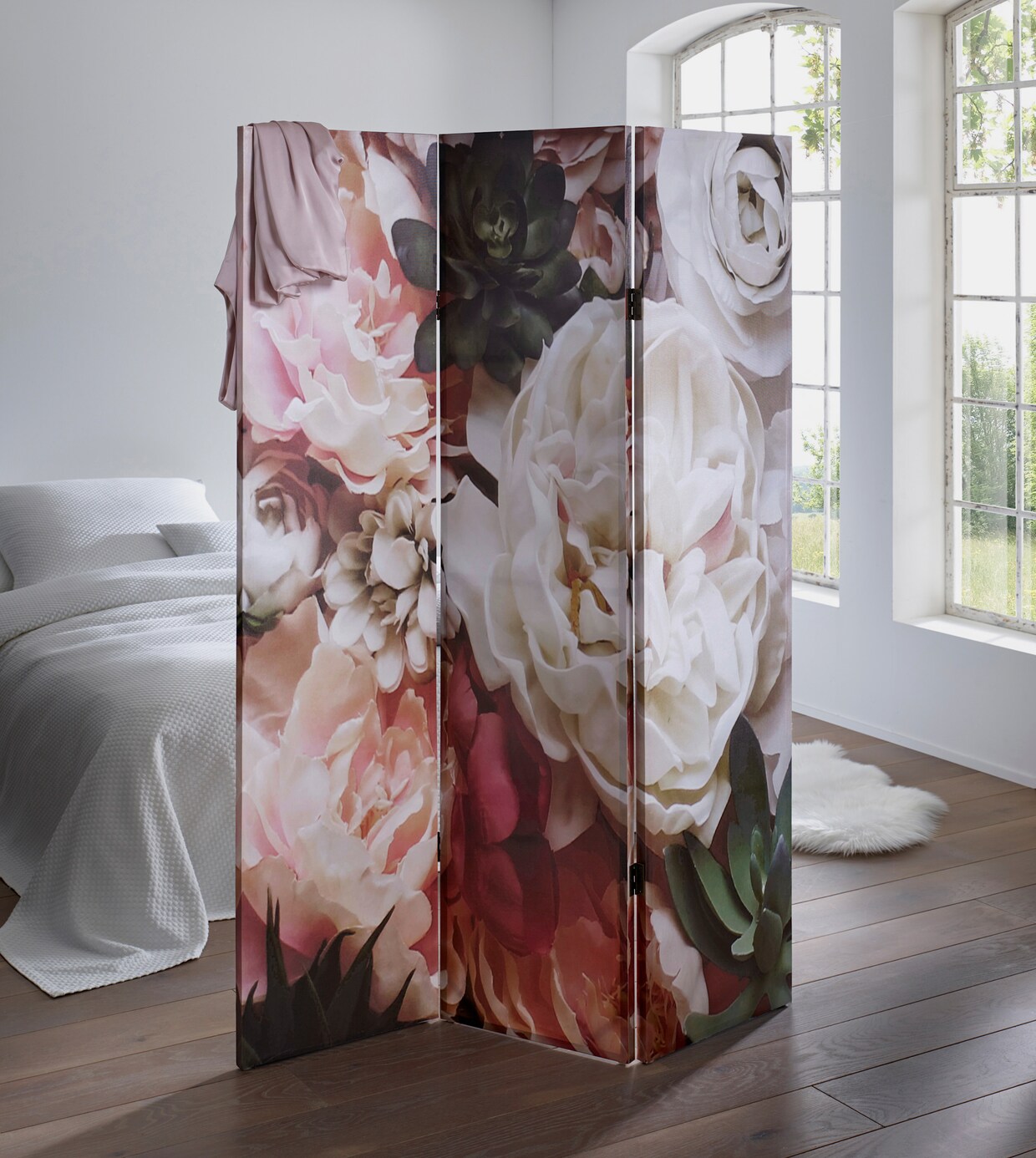 heine home Kamerscherm - roze/wit
