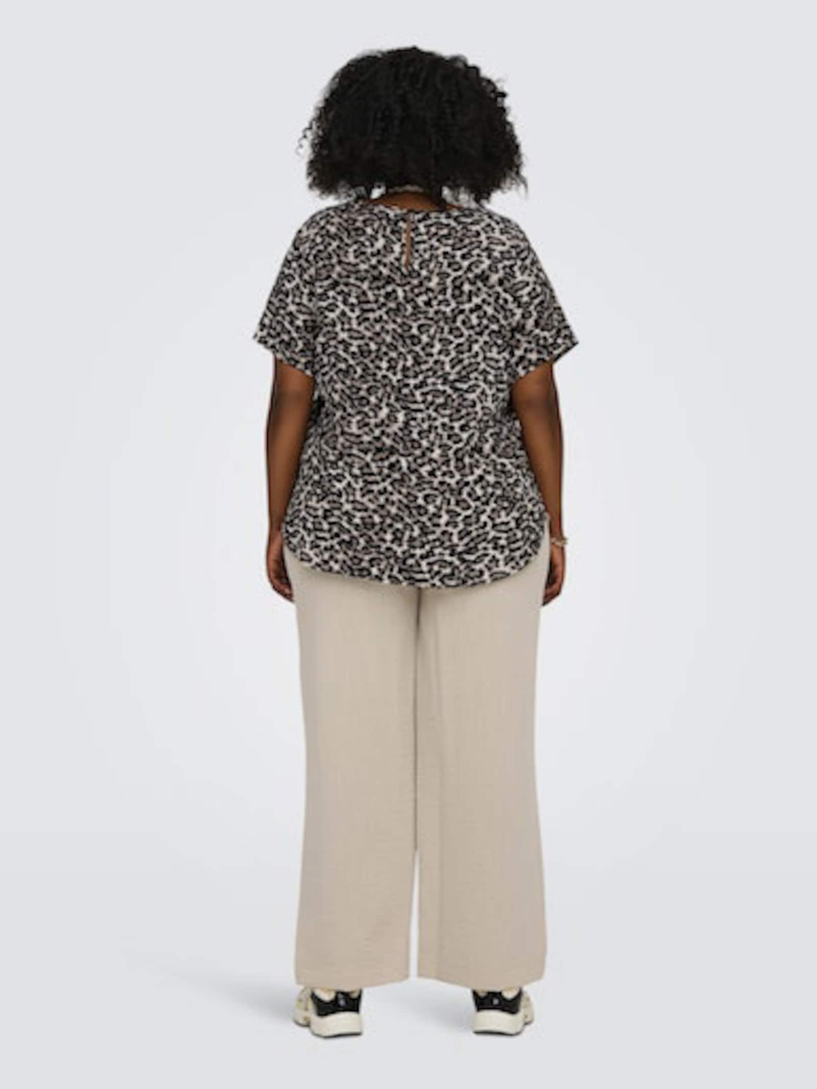 ONLY CARMAKOMA Shirtbluse - pumice stone aop:leo aop