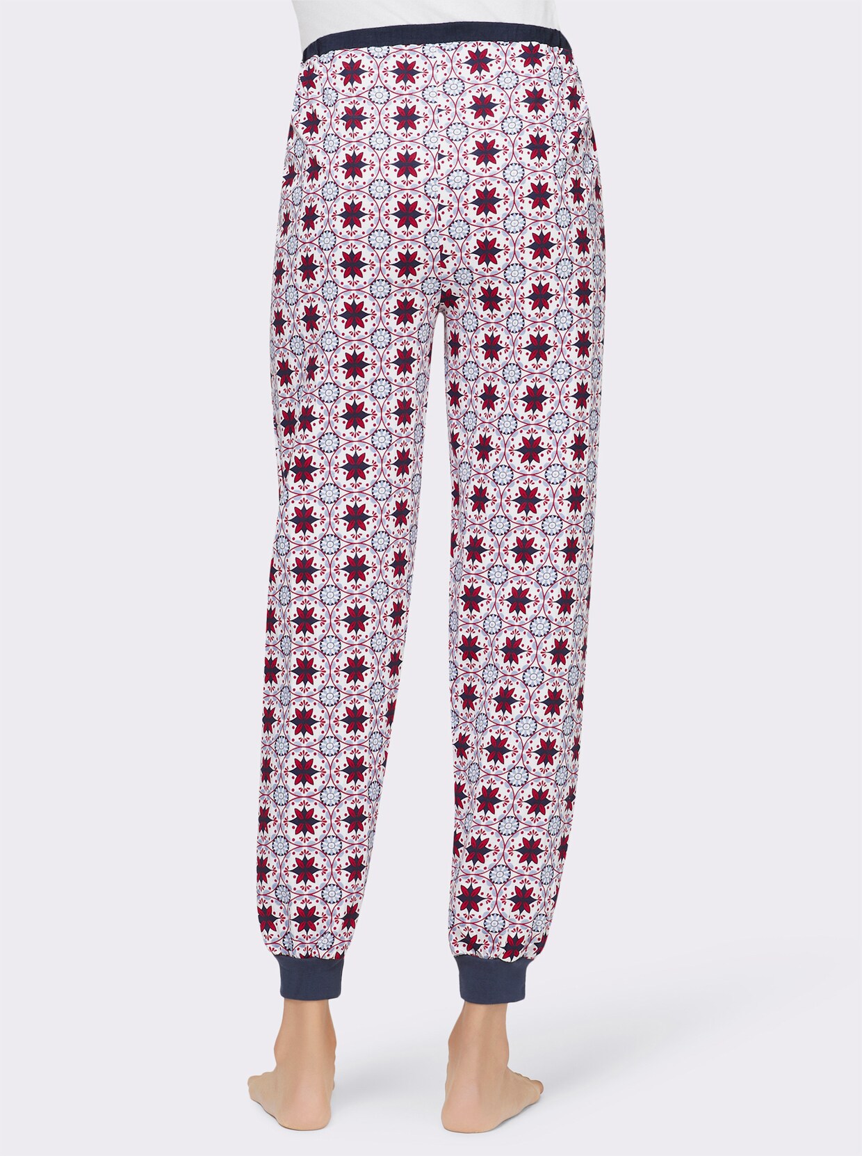 Pyjama-Broek - rood geprint