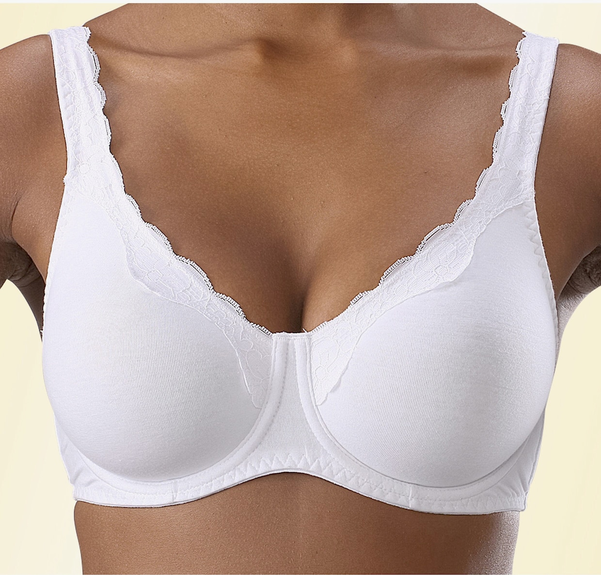 petite fleur Soutien-gorge à armatures - marine + blanc