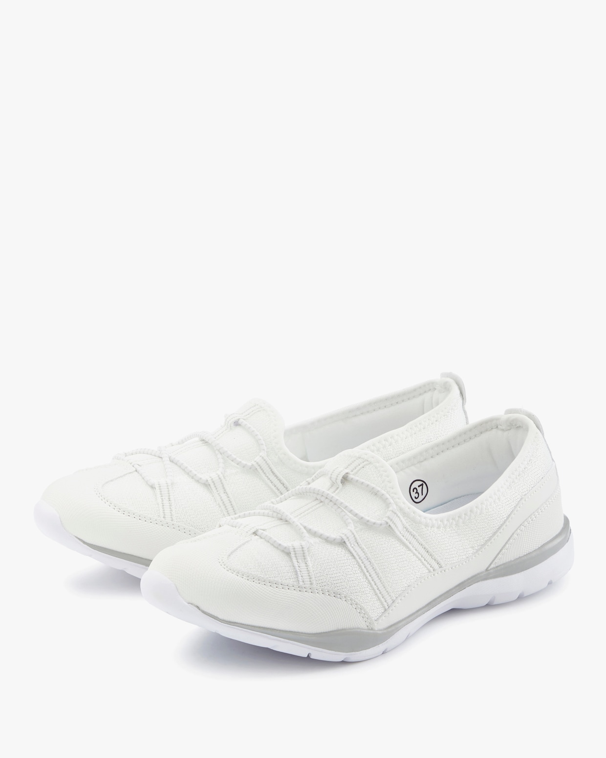 LASCANA Sneaker - weiß-grau