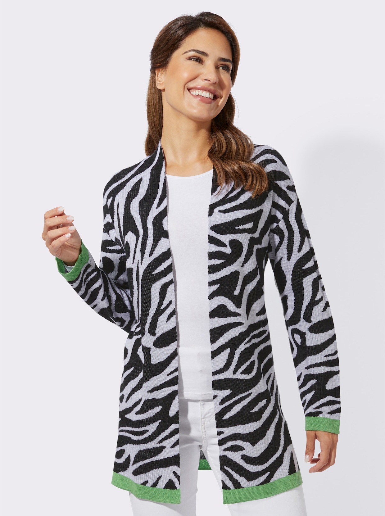 Vest - zwart/wit gedessineerd