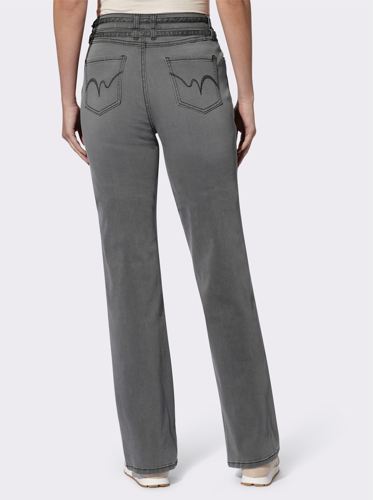 heine 5-pocketbroek - stone-grey-denim