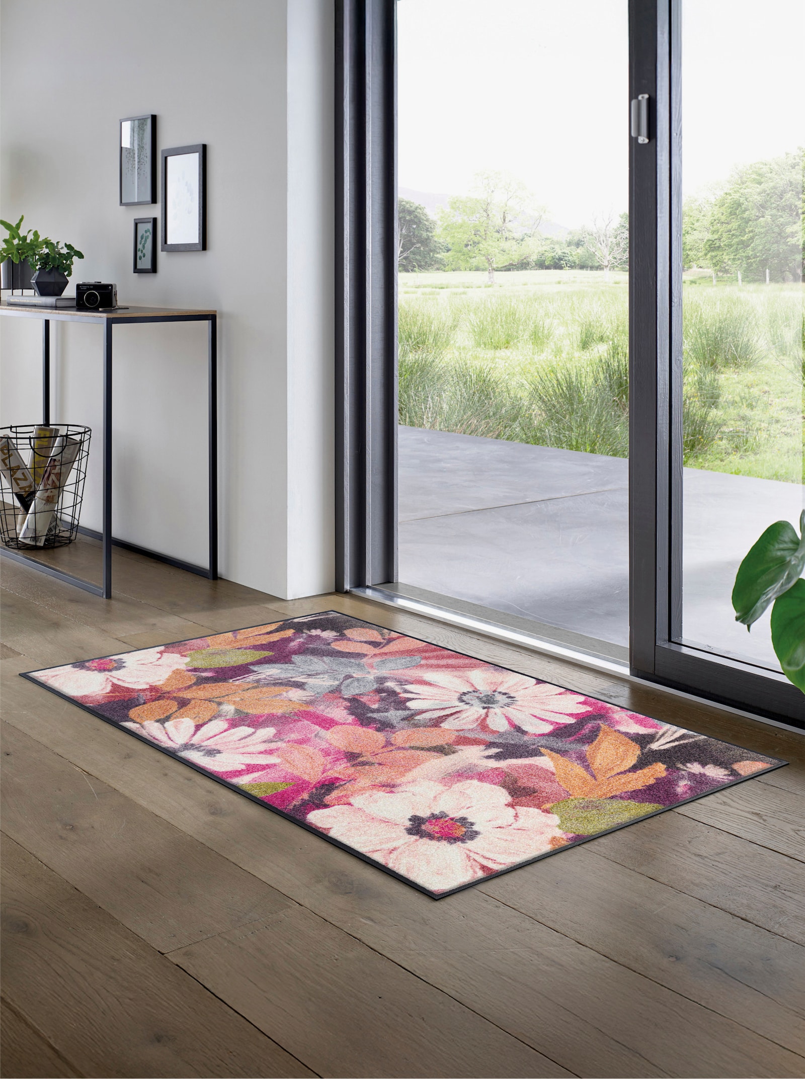 wash+dry by Kleen-Tex Fußmatte - ecru-pink