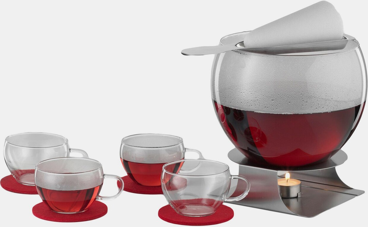 BOHEMIA SELECTION Bowle-Set - transparent