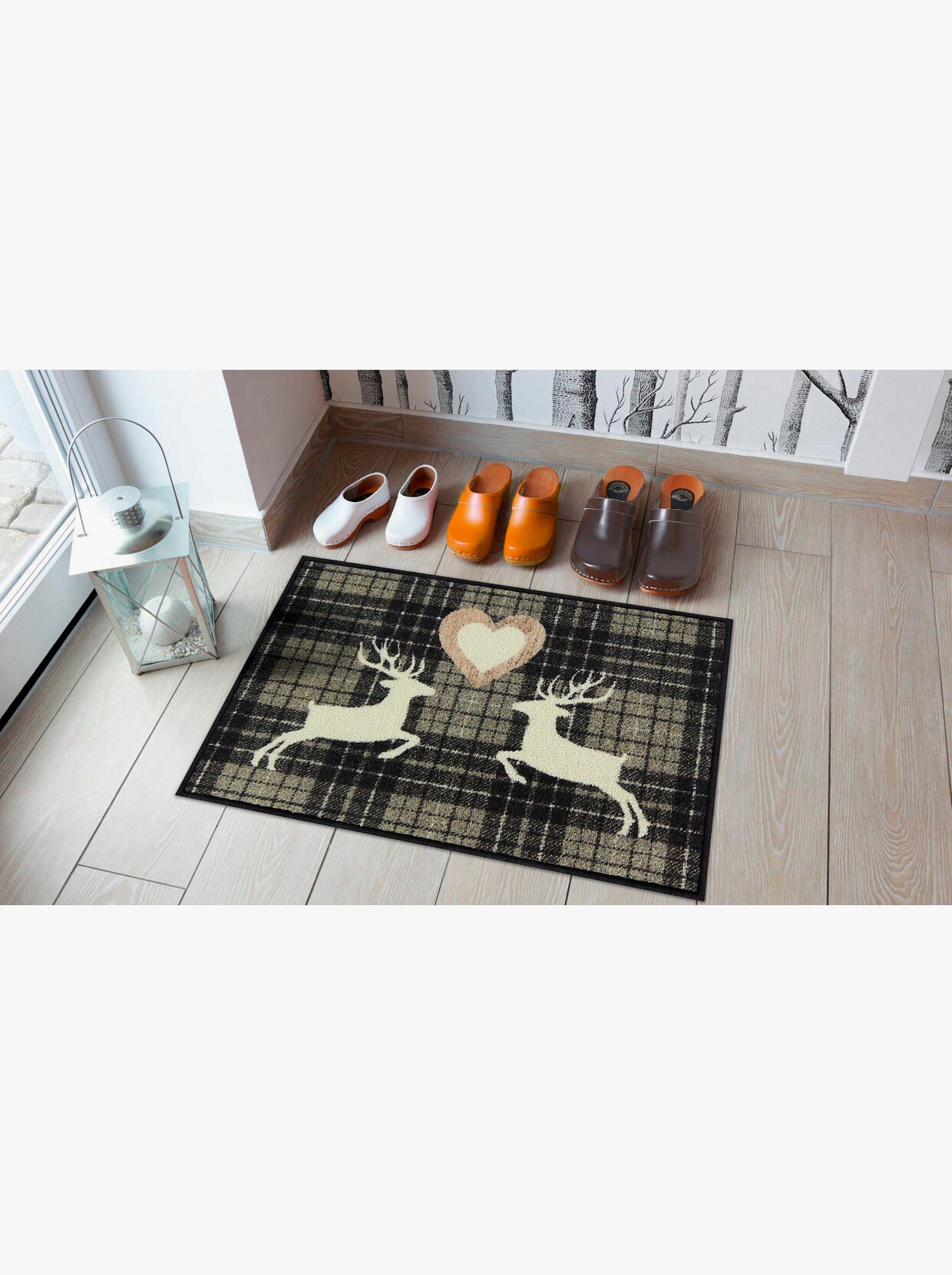 Salonloewe Fußmatte - anthrazit-taupe