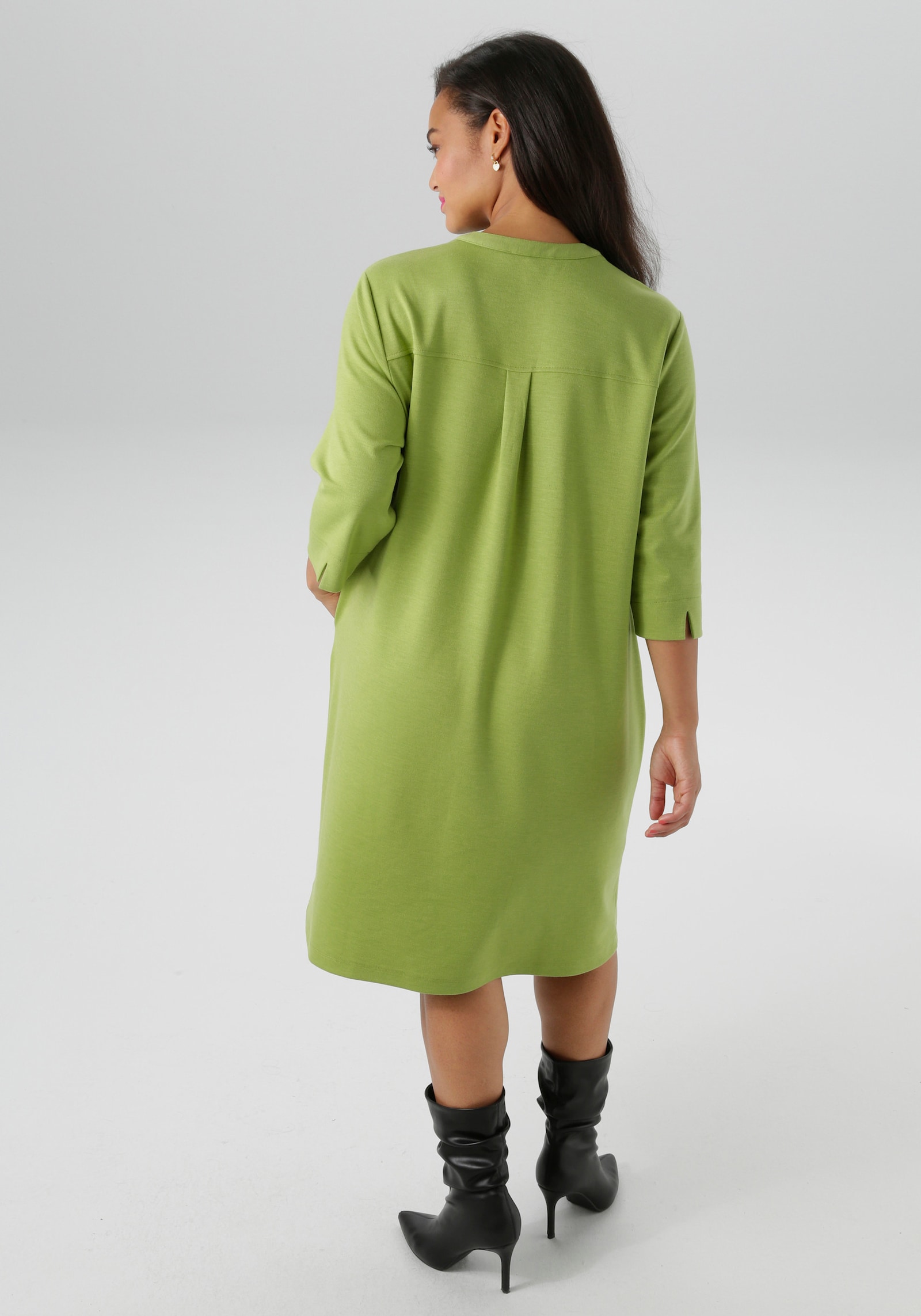 Aniston PLUS Jerseykleid - grün