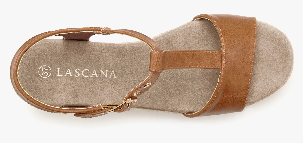 LASCANA Sandalen - bruin