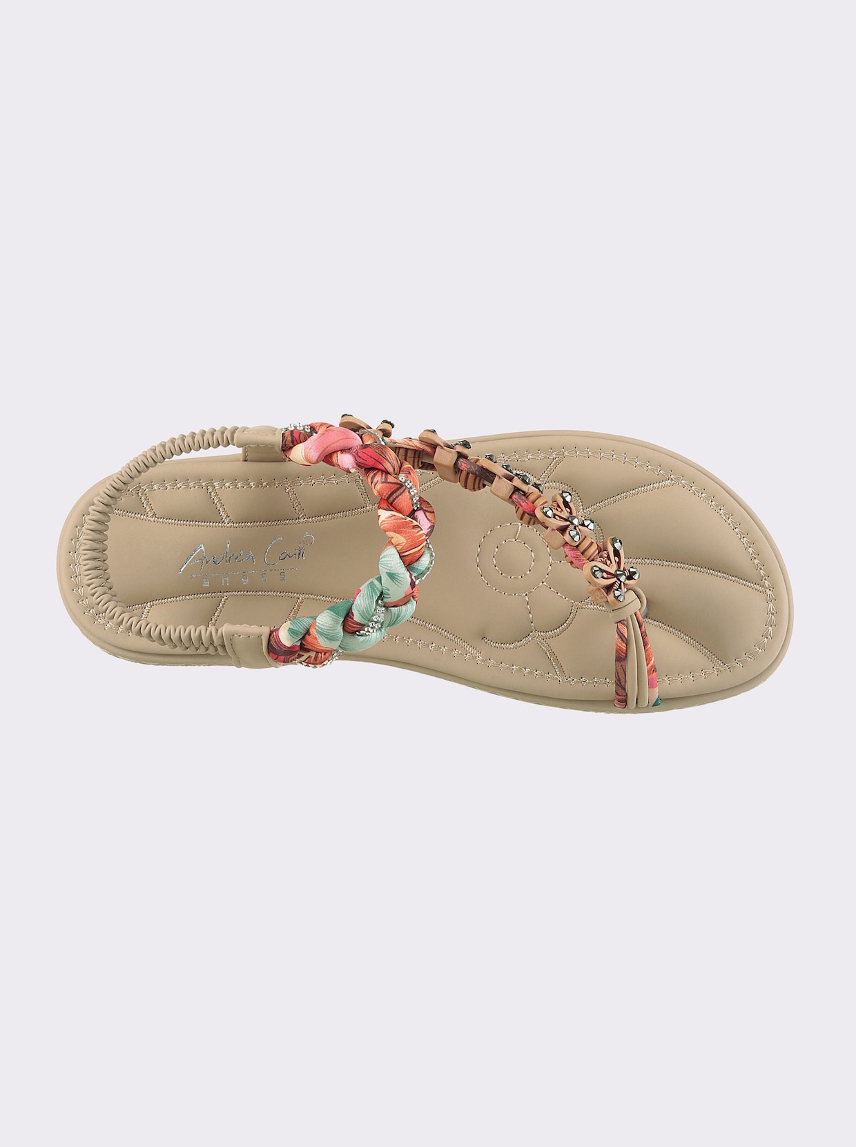 Andrea Conti Sandale - beige-bunt