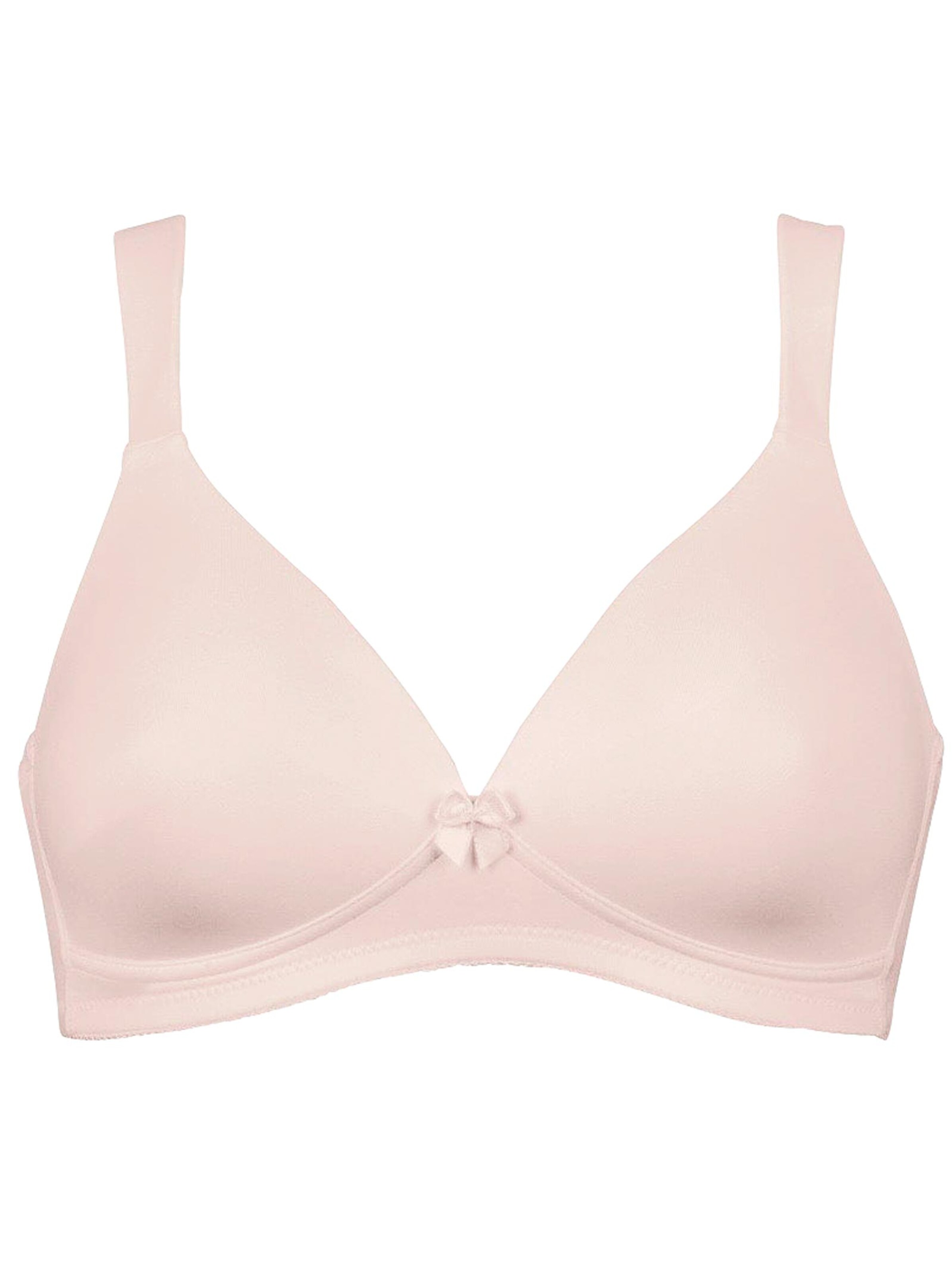 Naturana T-Shirt-BH ohne Bügel - puder