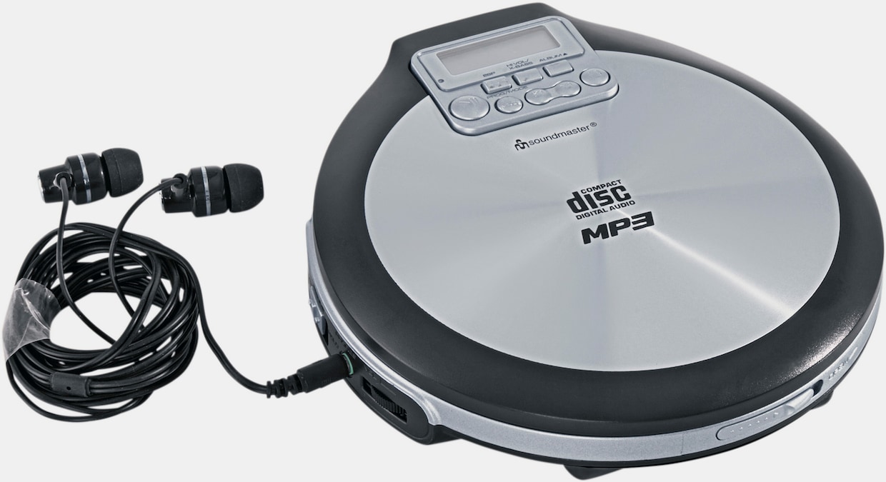 soundmaster CD-Player - silberfarben