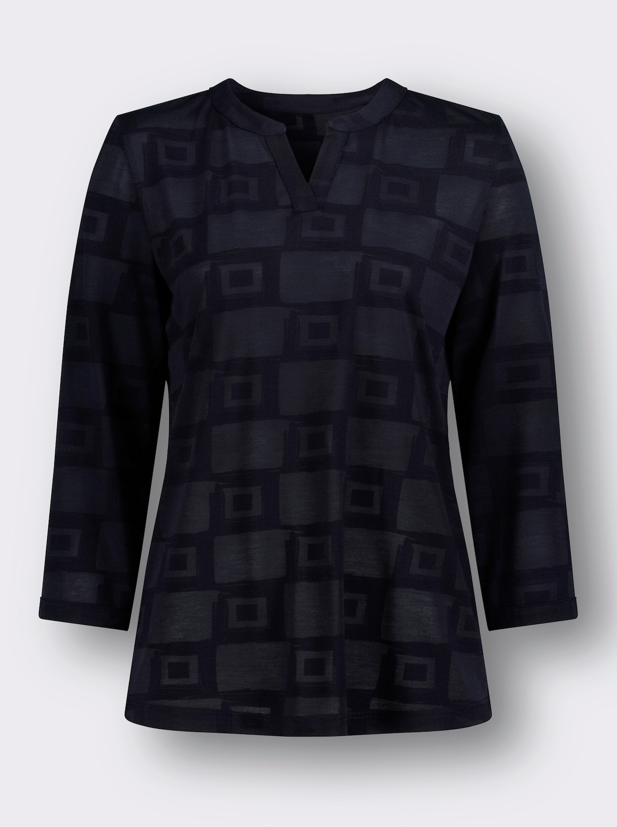 Shirt met 3/4-mouw - marine