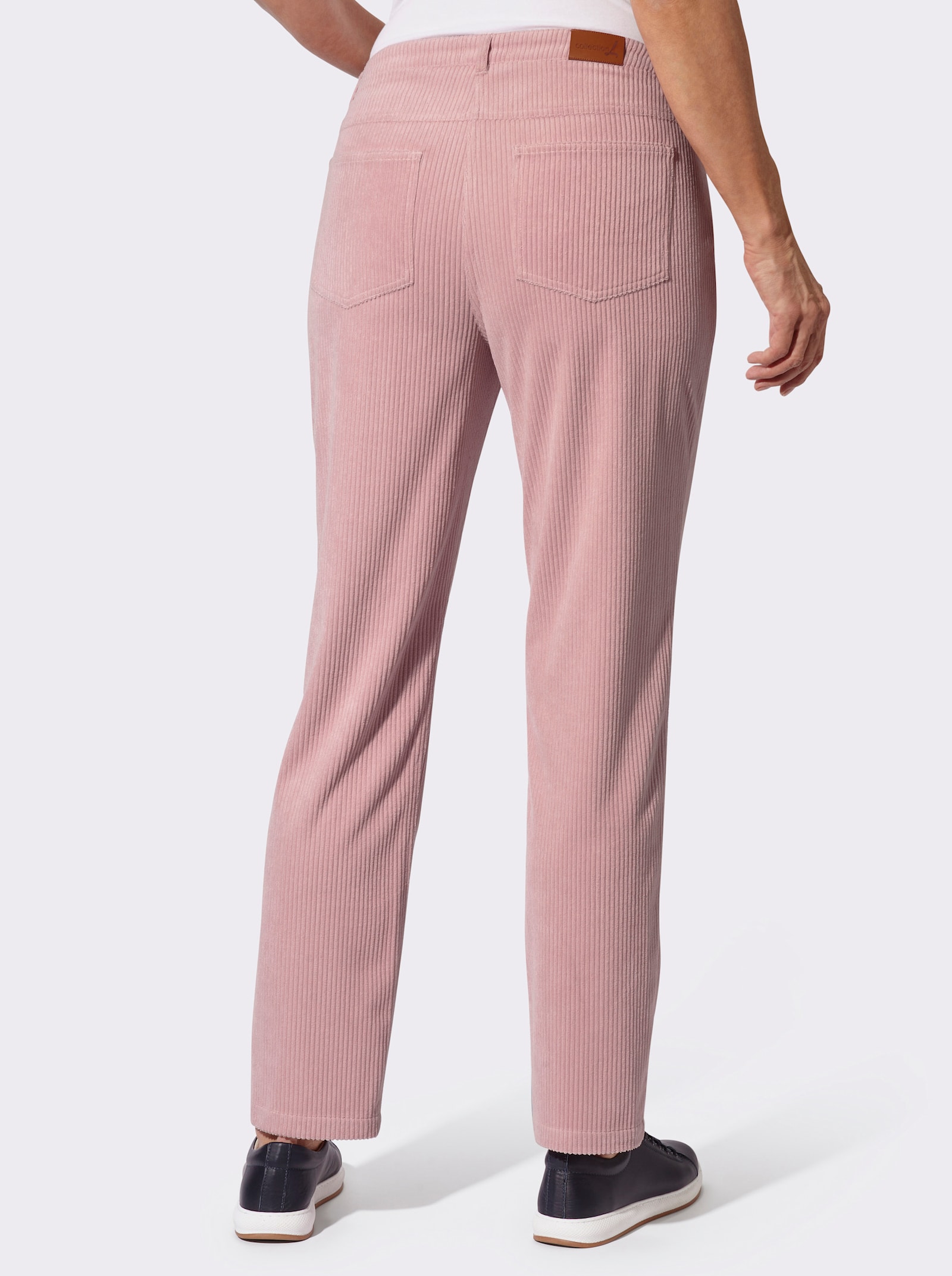 Cordhose in 5-Pocket-Form - hortensie