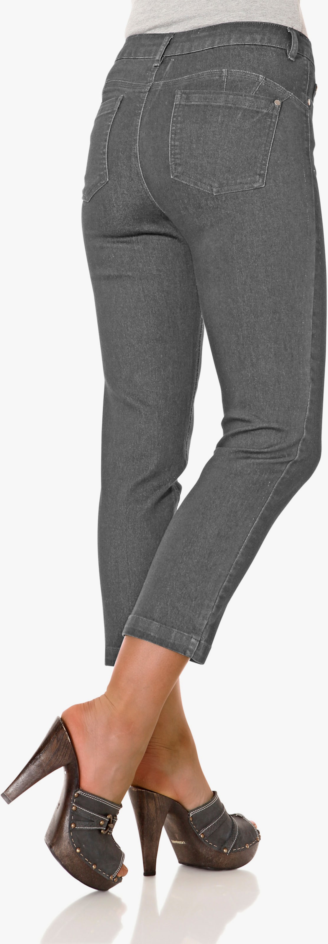 heine 'Buik weg'-jeans - grey denim