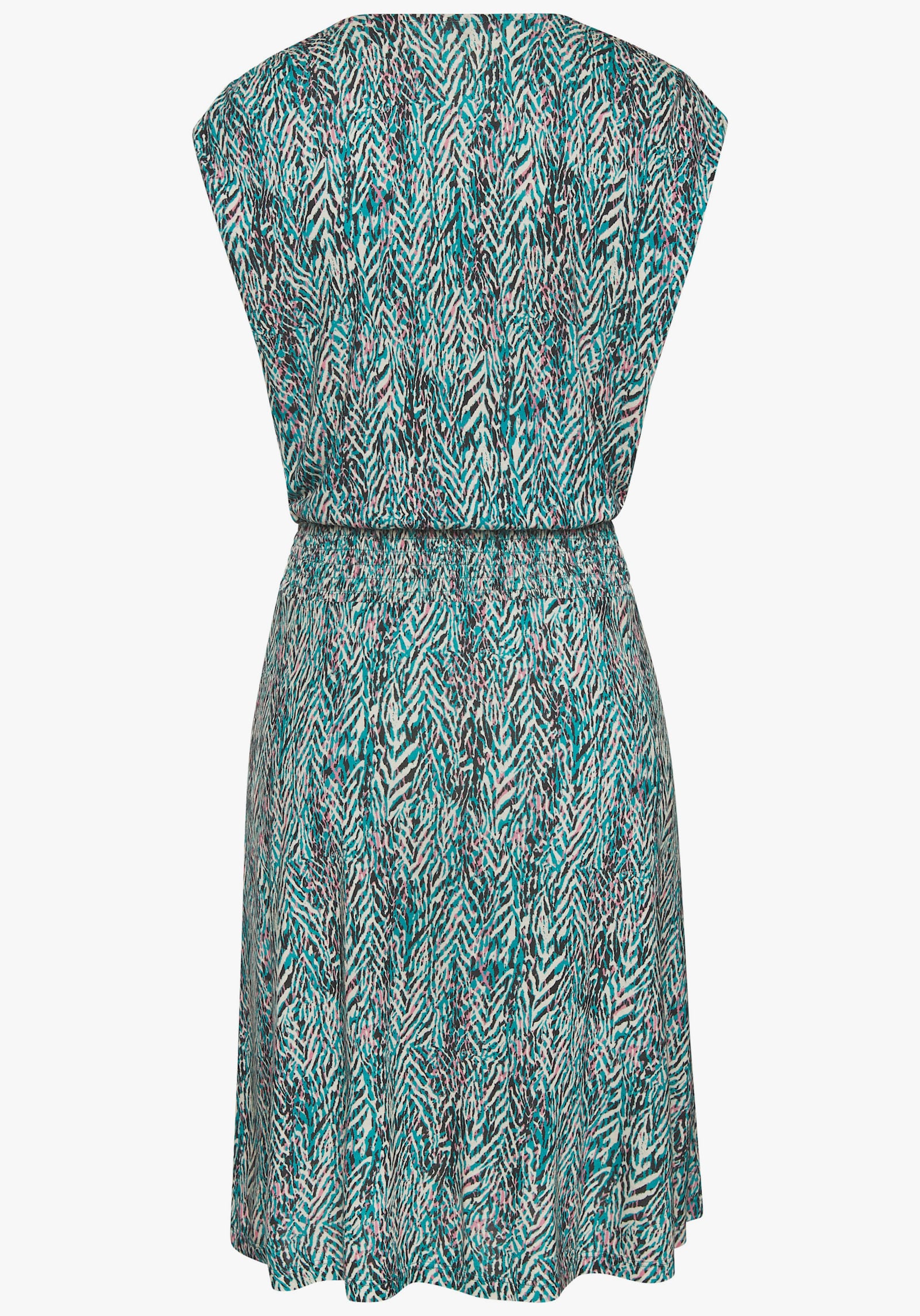 Vivance Sommerkleid - türkis-rosé bedruckt