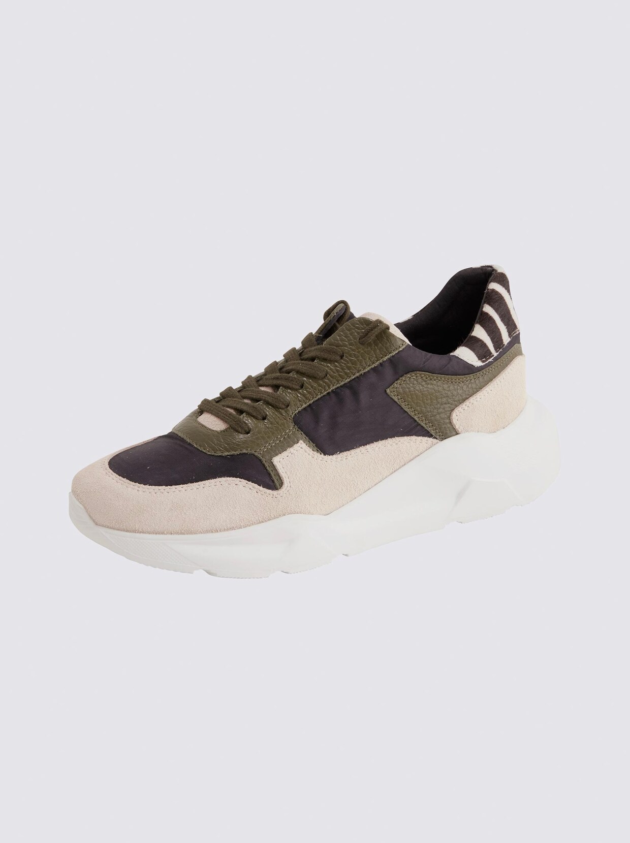 heine Sneaker - schwarz-beige
