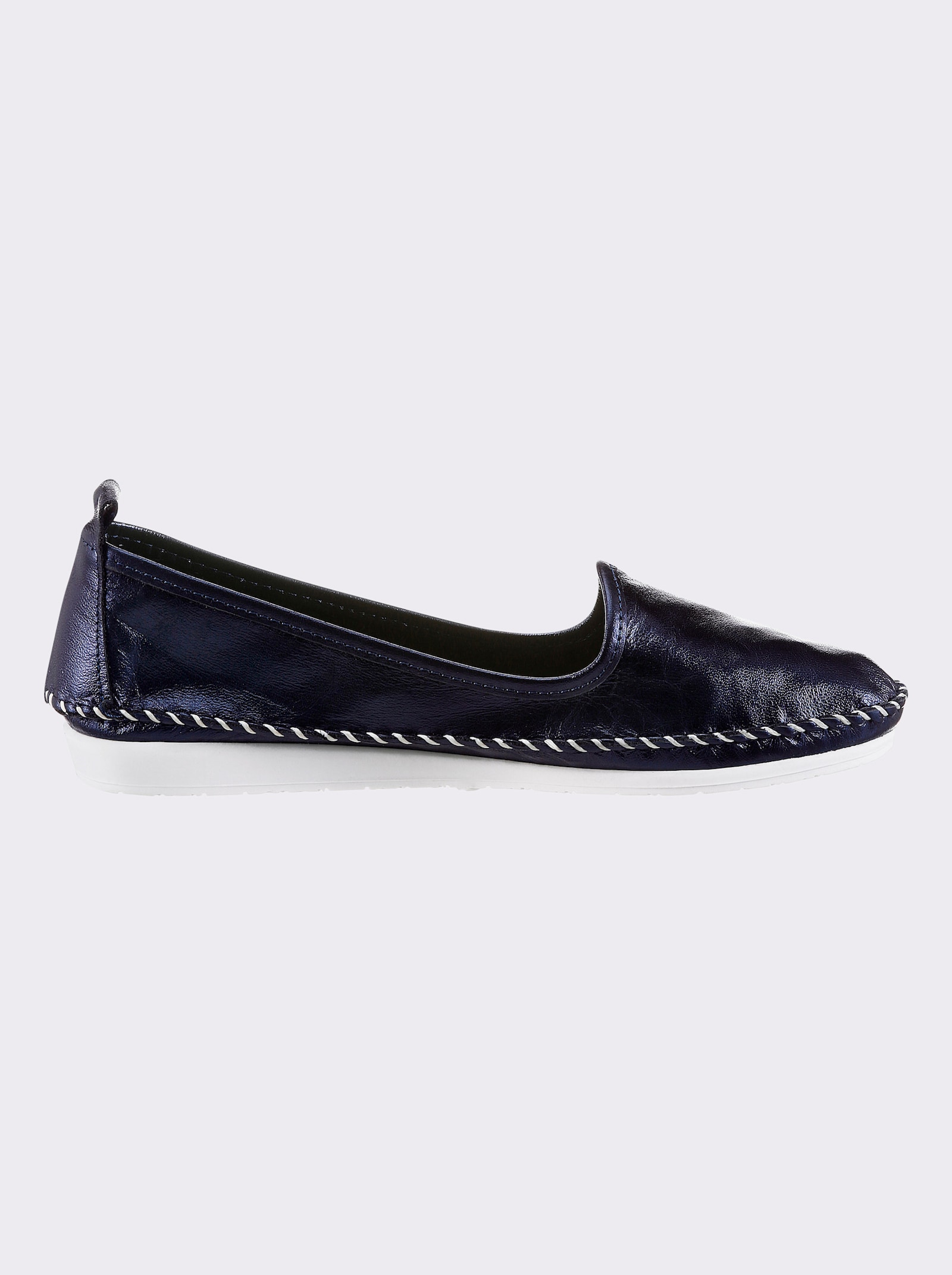 Andrea Conti Slipper - blau-metallic