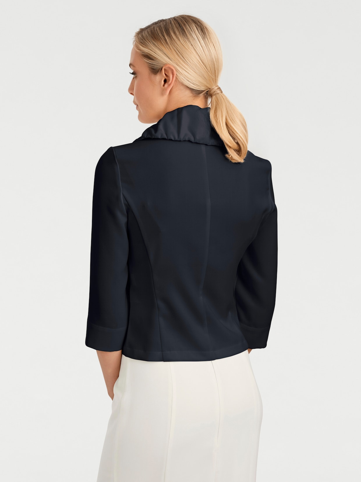 heine Blazer court - bleu nuit