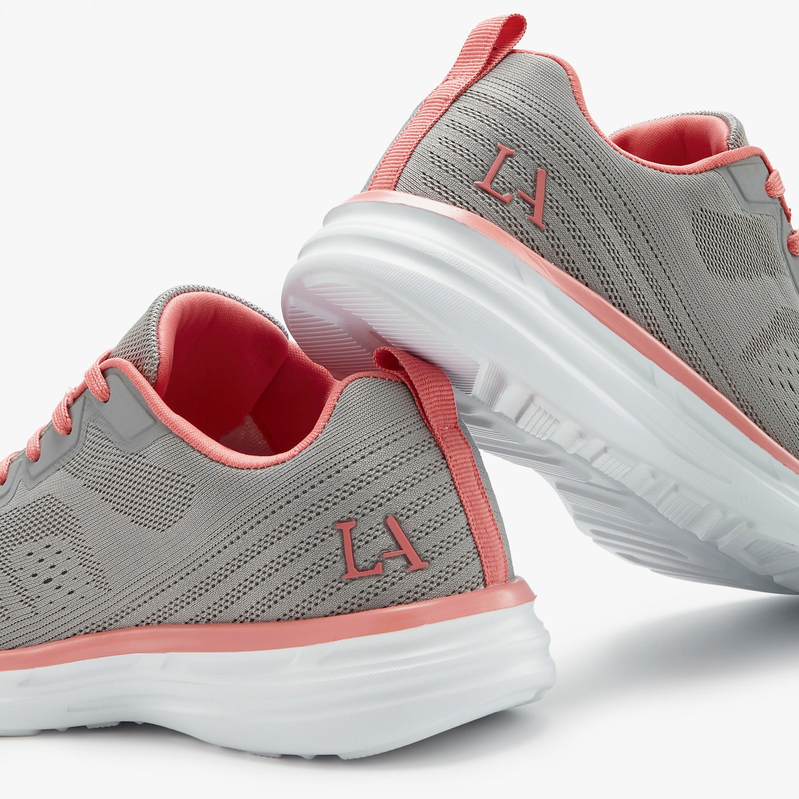 LASCANA Sneaker - grau/orange