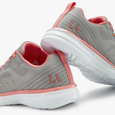 LASCANA Sneaker - grau/orange