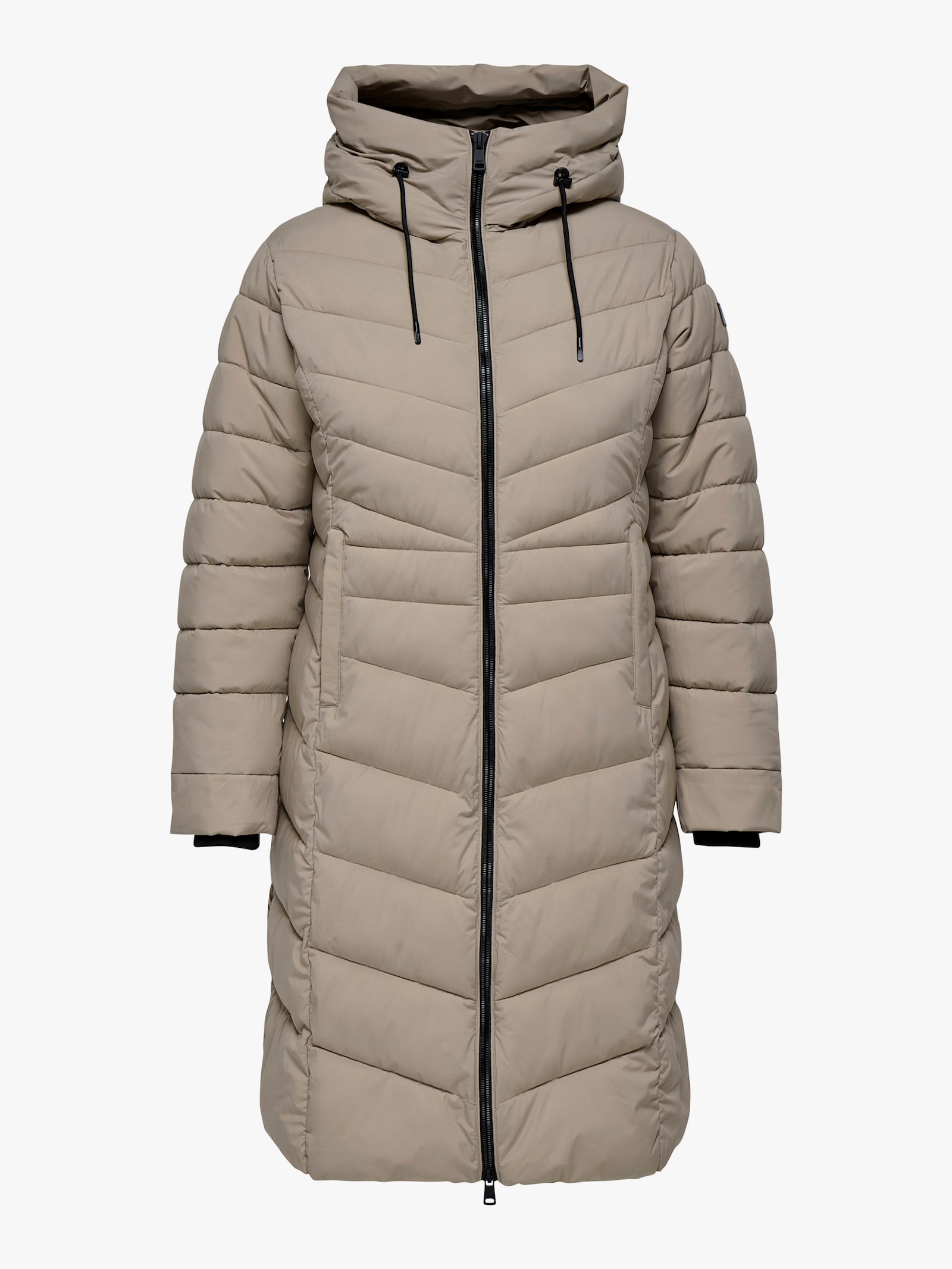 ONLY CARMAKOMA Steppmantel - silver mink