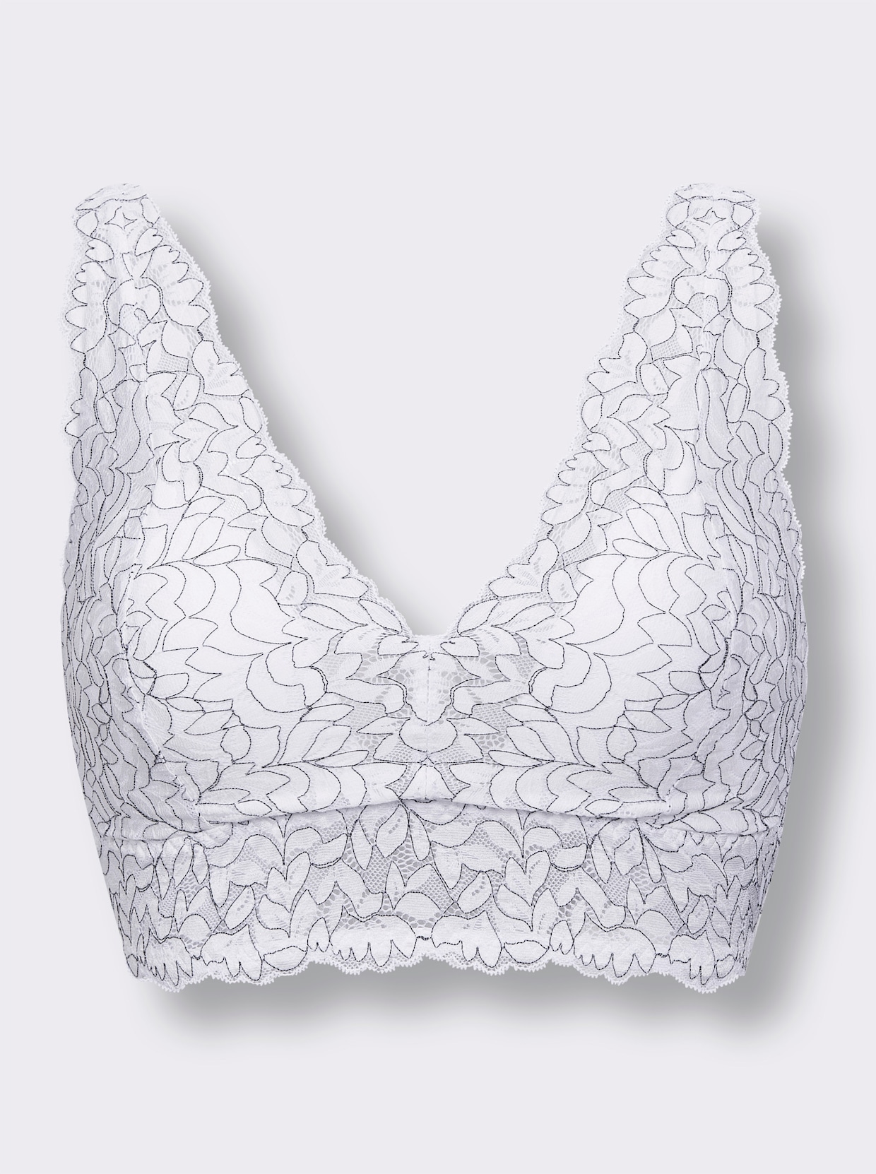 wäschepur Soutien-gorge - blanc-noir