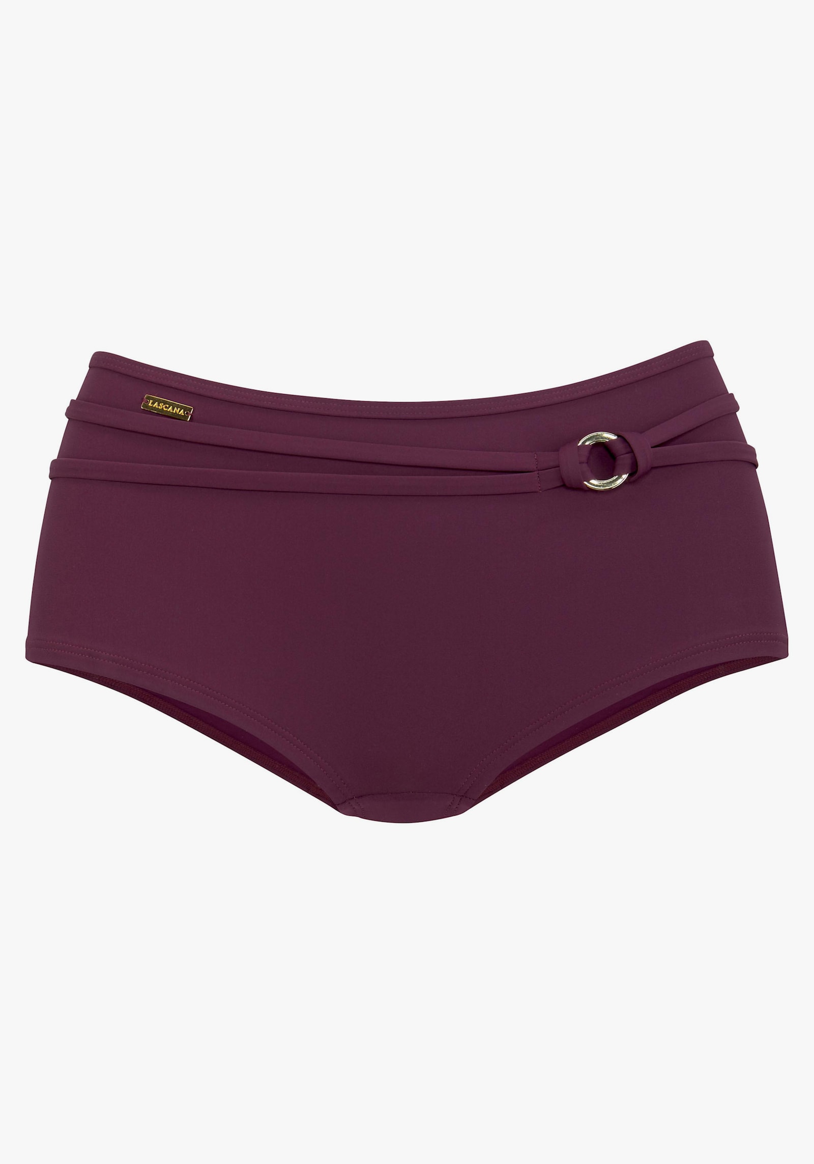 LASCANA Bikini-Hotpants - bordeaux