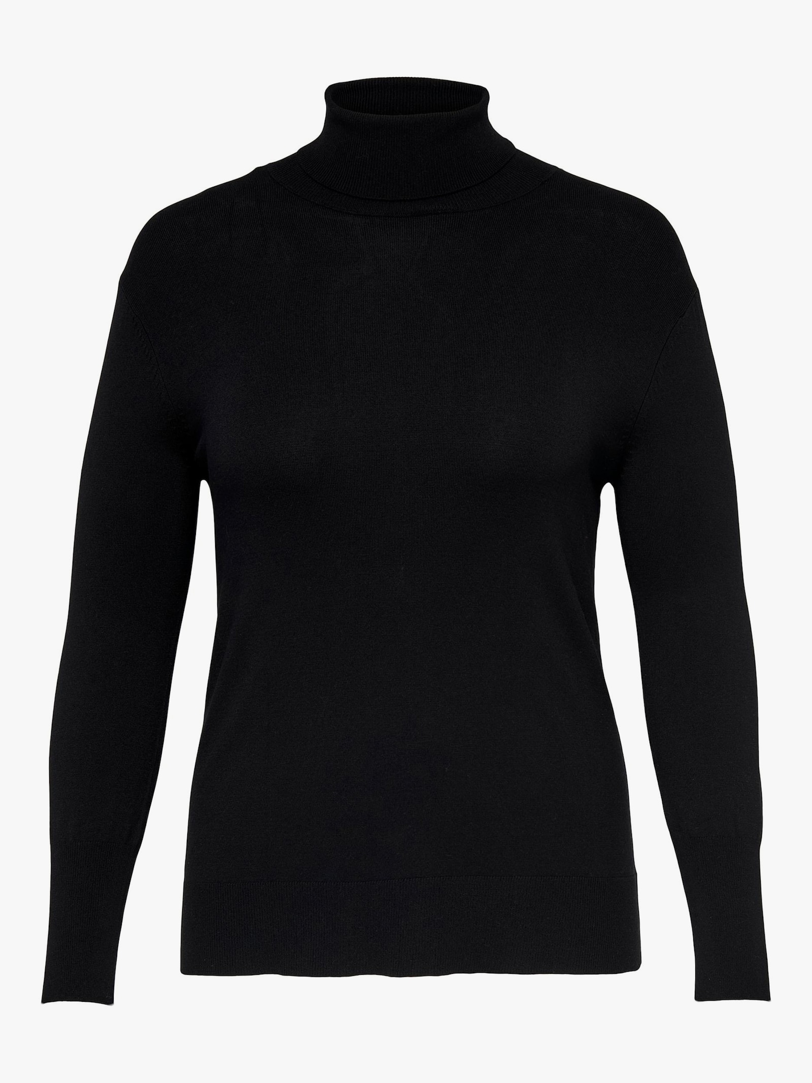 ONLY CARMAKOMA Rollkragenpullover - black