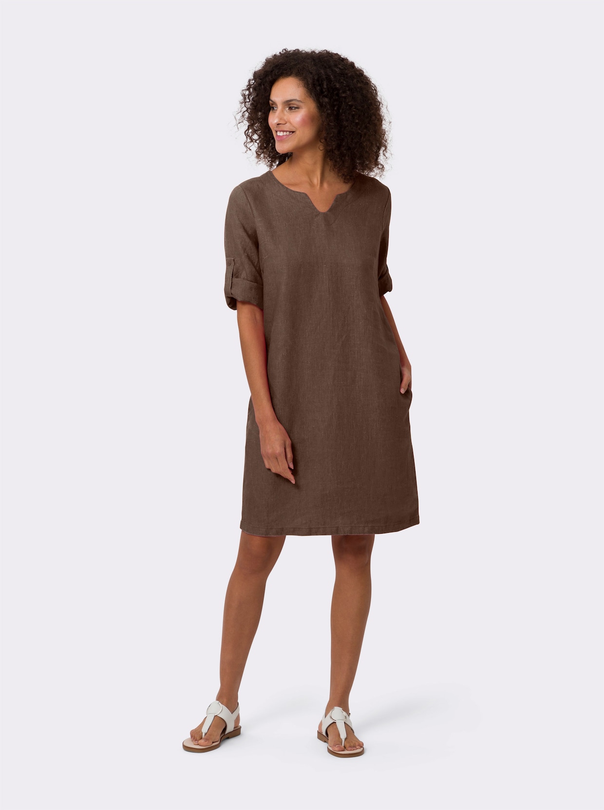 heine Robe tunique - chocolat