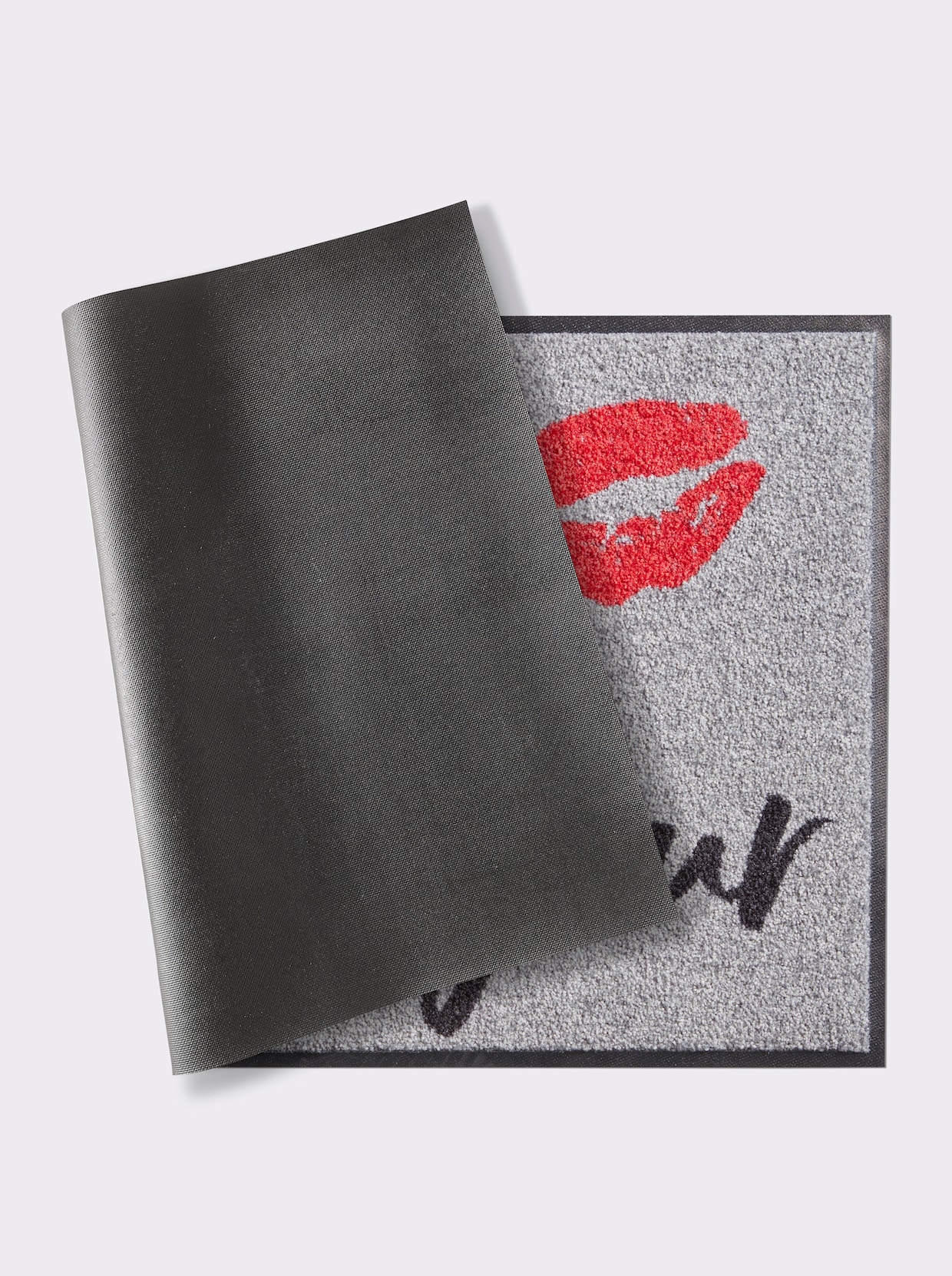 Salonloewe Fußmatte - grau-schwarz