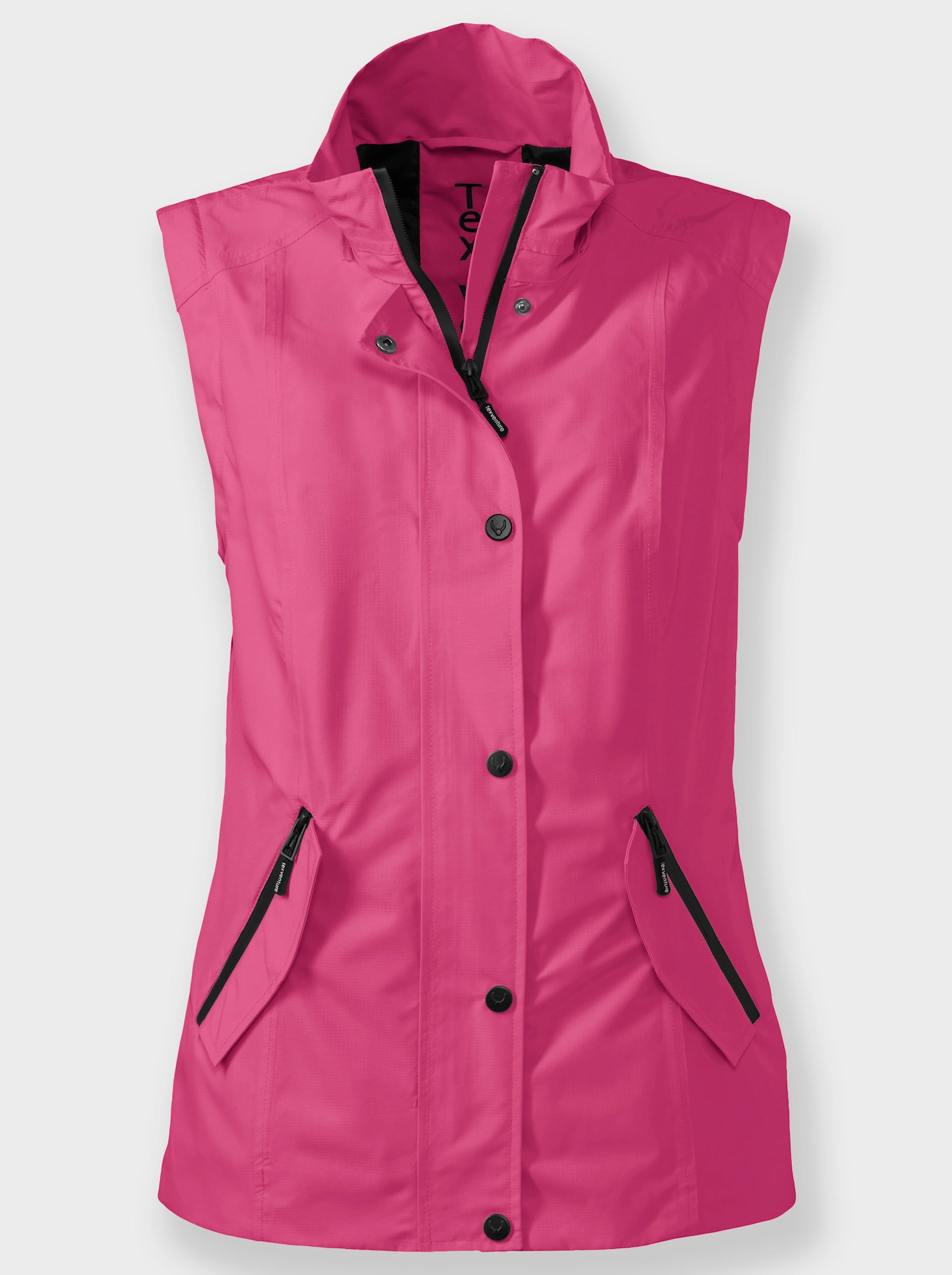 Funktionsjacke mit abnehmbaren Ärmeln - fuchsia