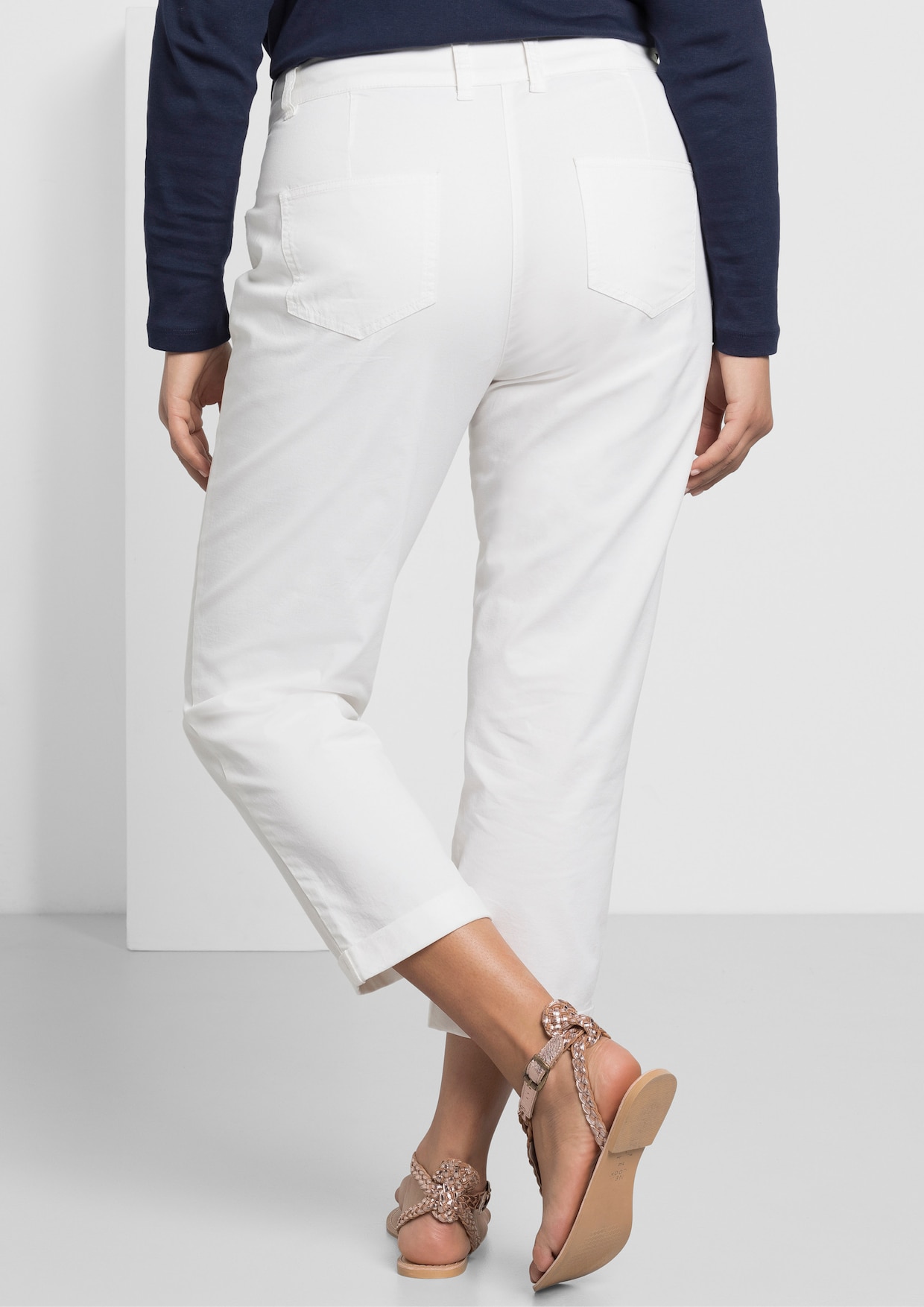 sheego 7/8-broek - wit