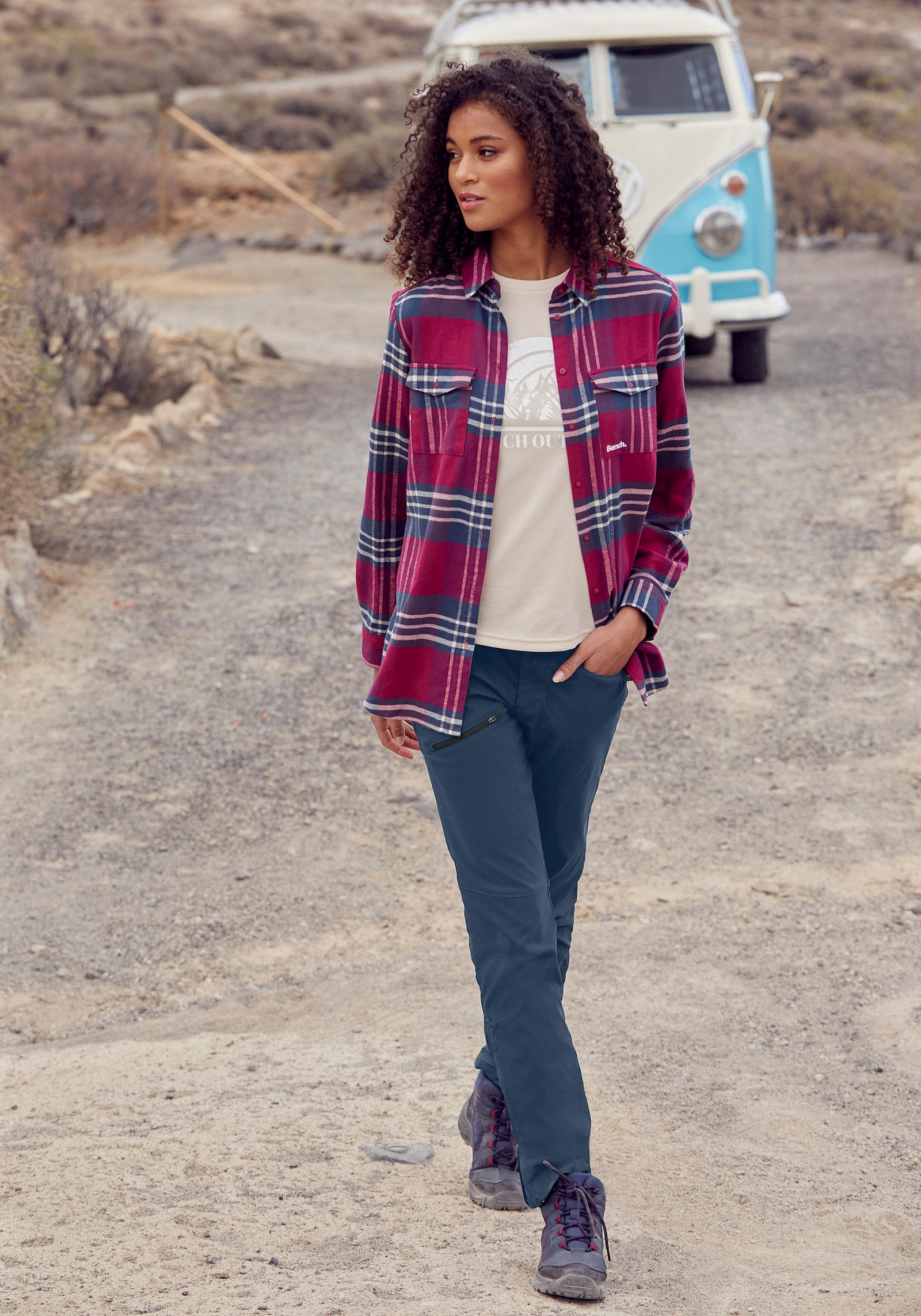 LASCANA ACTIVE Trekkinghose - marine