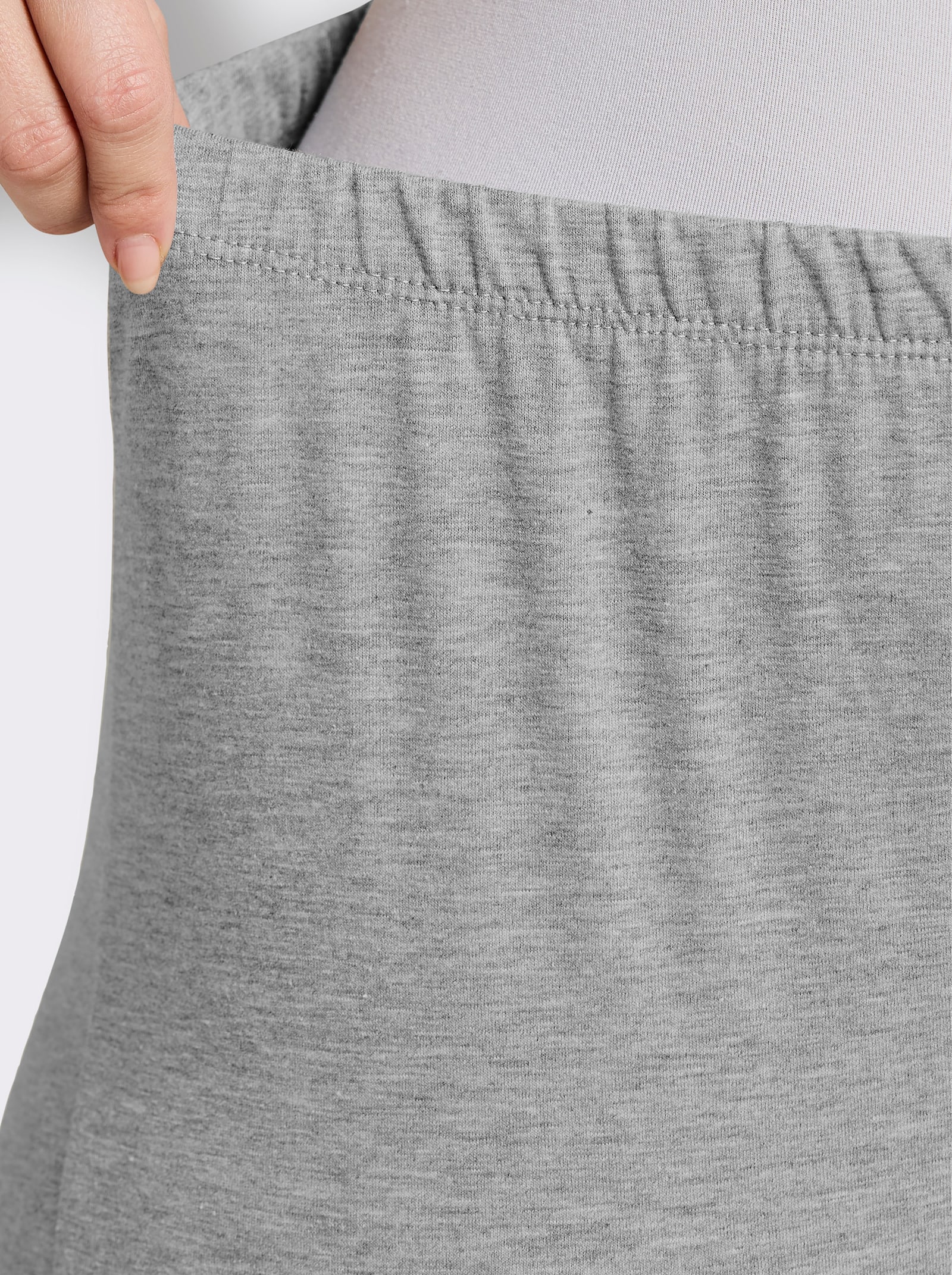 feel good Hosen - schwarz + grau-meliert