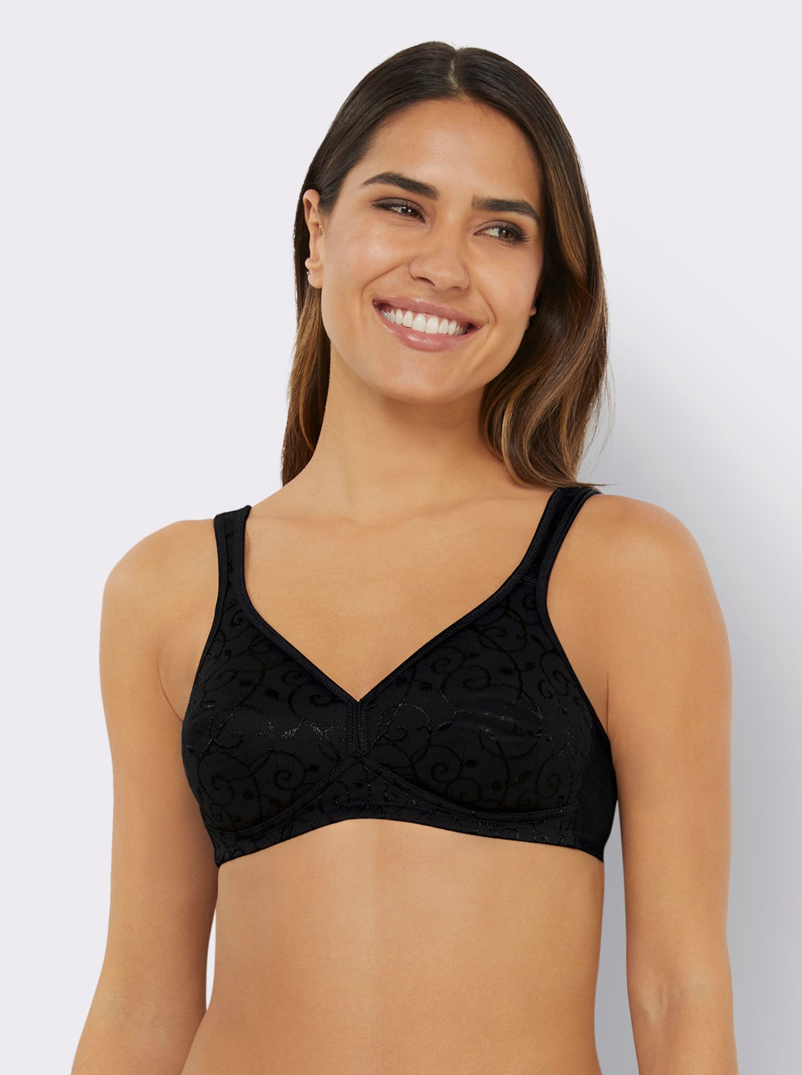 Triumph Beha zonder beugel met voorgevormde cups - zwart