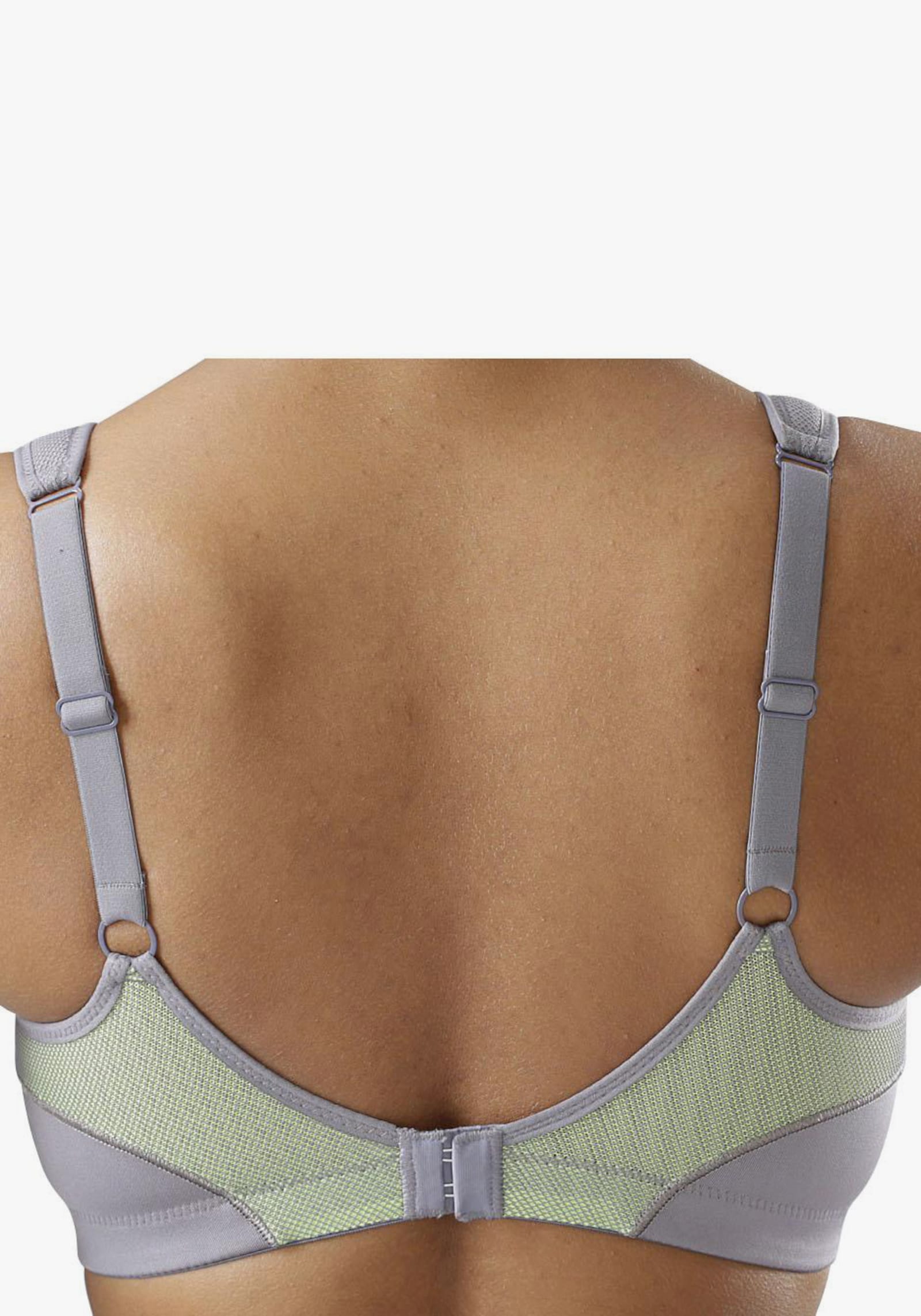 H.I.S Sport-BH - grau-neon-grün