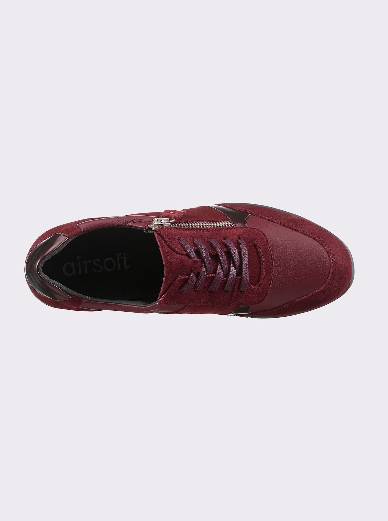 airsoft modern+ Sneaker - donkerrood