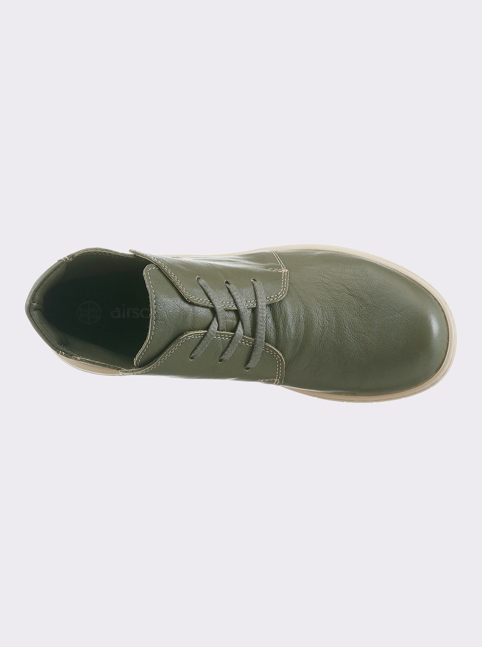 airsoft modern+ Stiefelette aus Echtleder - khaki