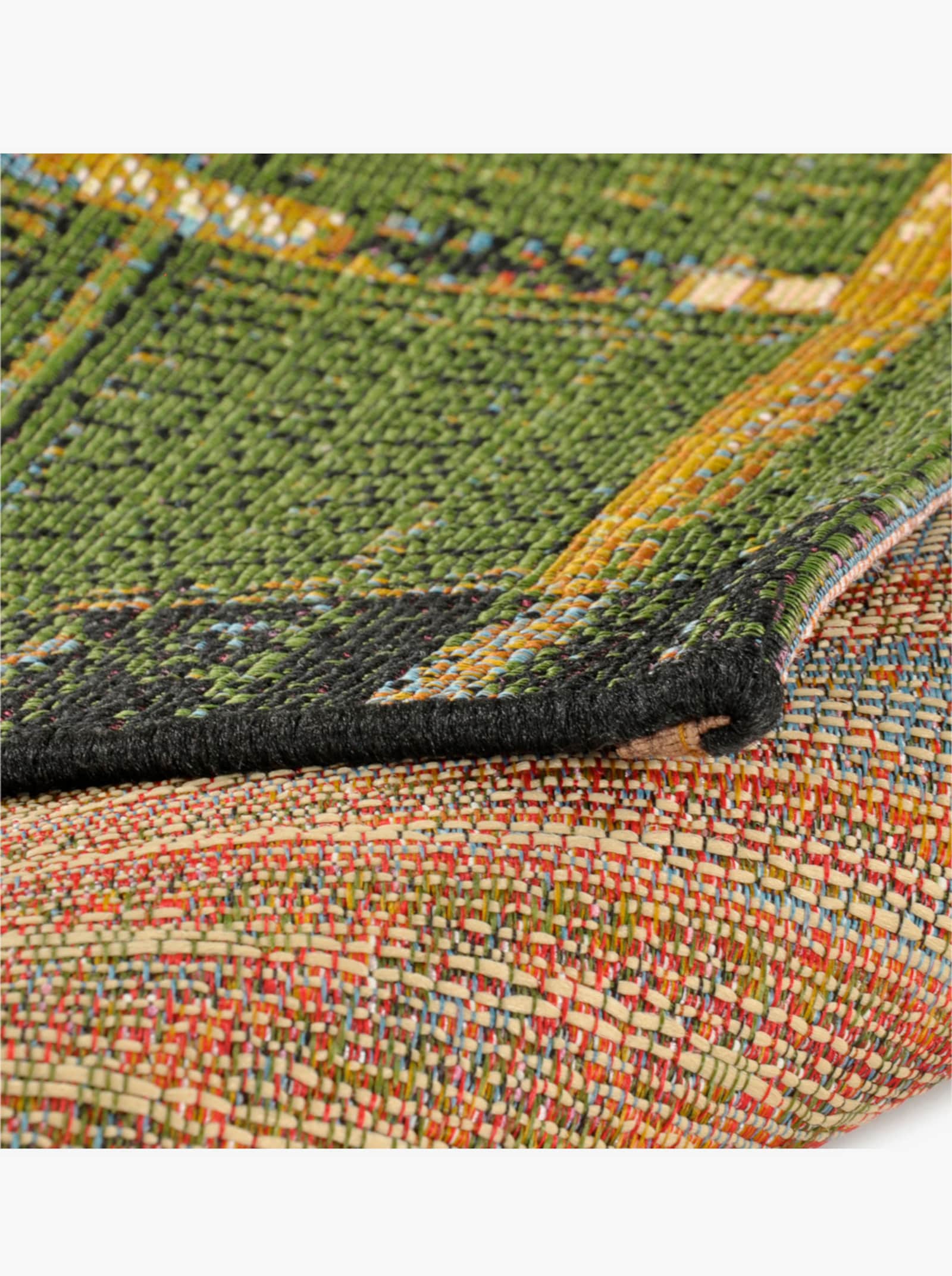 Theko Teppich - grün