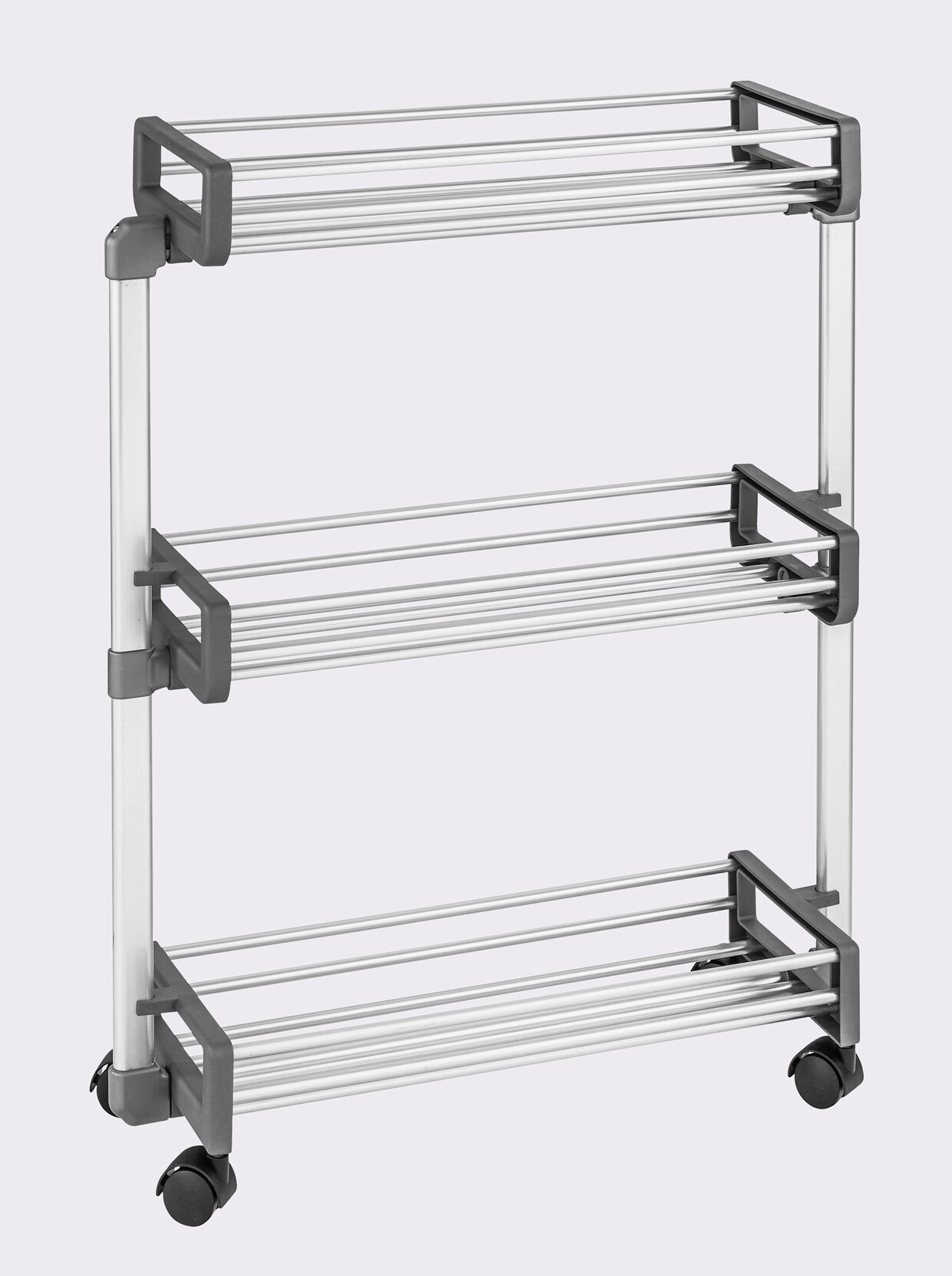 heine home Wagentje met wielen - grijs/zilverkleur