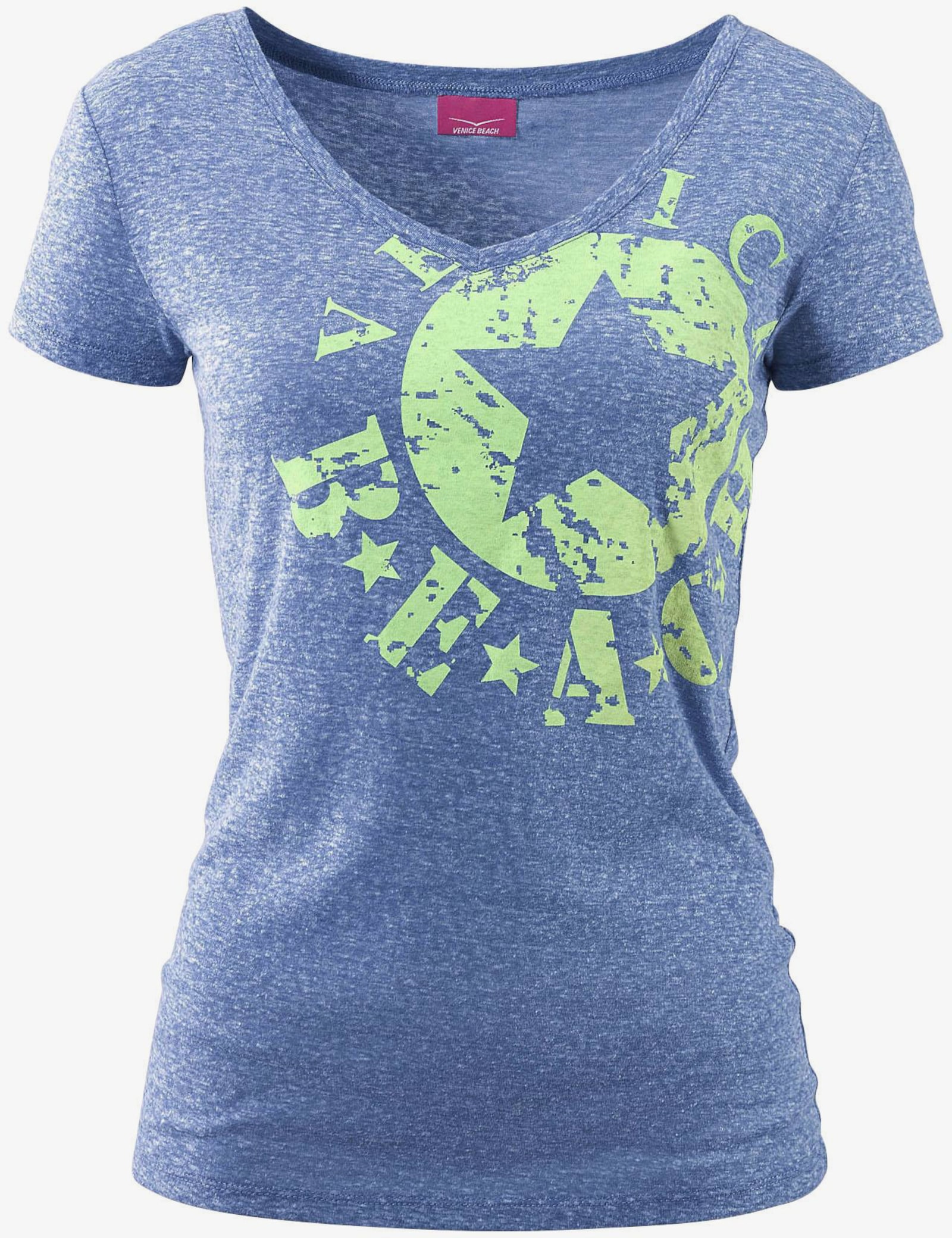 Venice Beach T-shirt de plage - bleu chiné