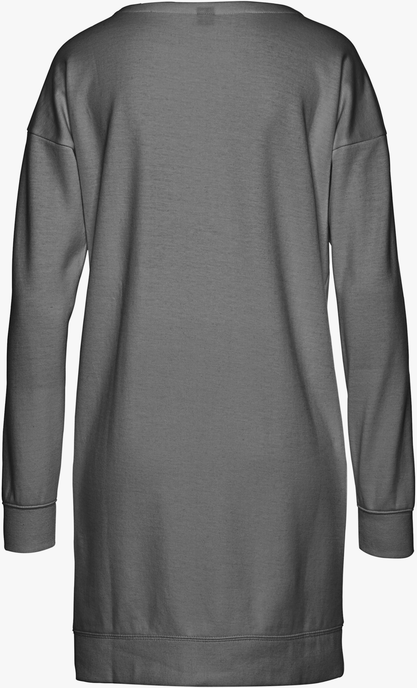 Bench. Loungewear Sweatkleid - anthrazit-schwarz